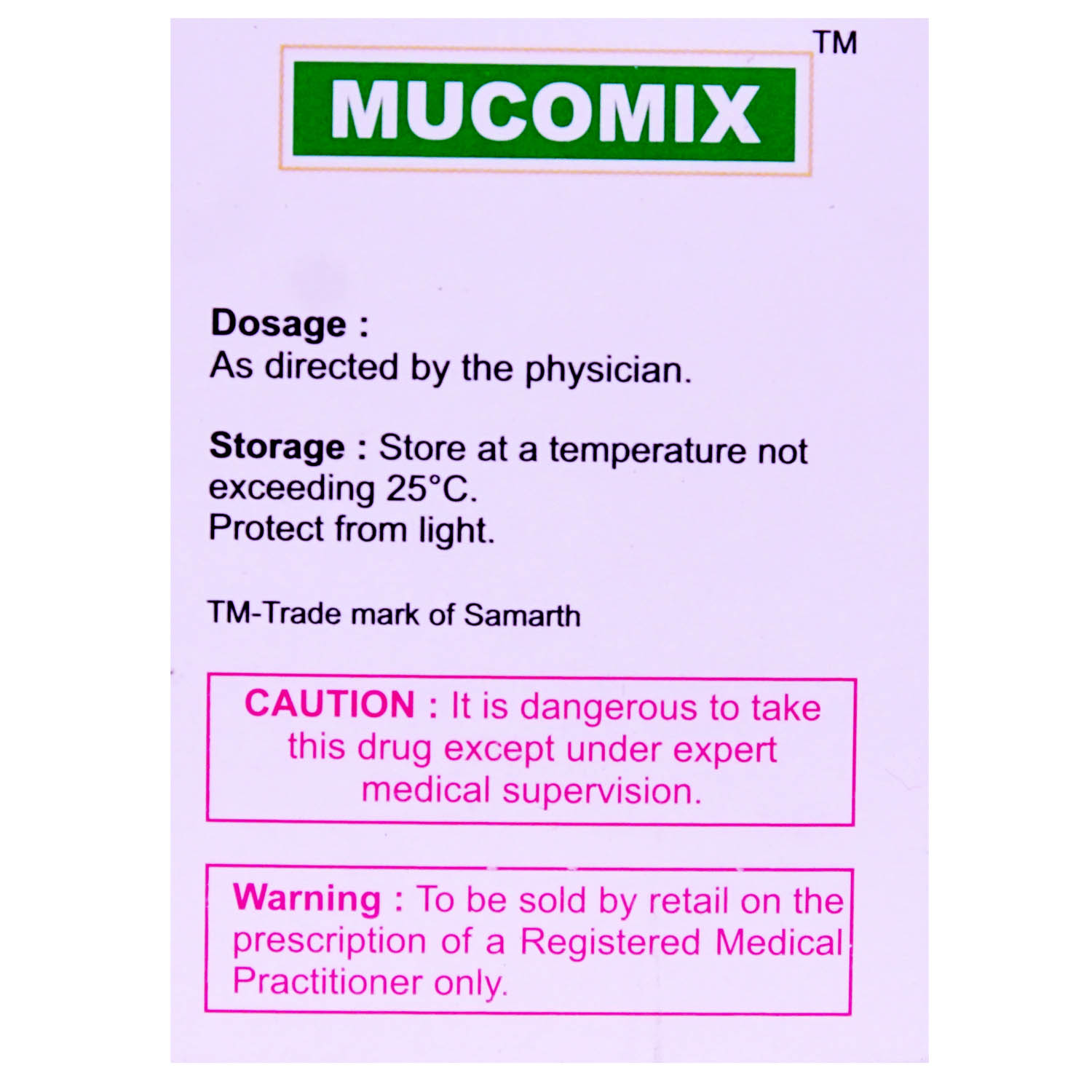 Mucomix Injection 2 ml, Pack of 1 INJECTION Mucomix Injection 2 ml, Pack of 1 INJECTION