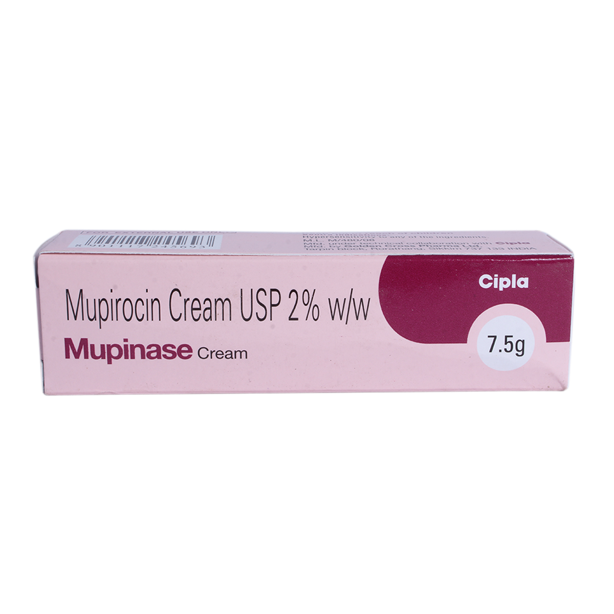 Mupinase Cream 7.5 gm, Pack of 1 CREAM Mupinase Cream 7.5 gm, Pack of 1 CREAM