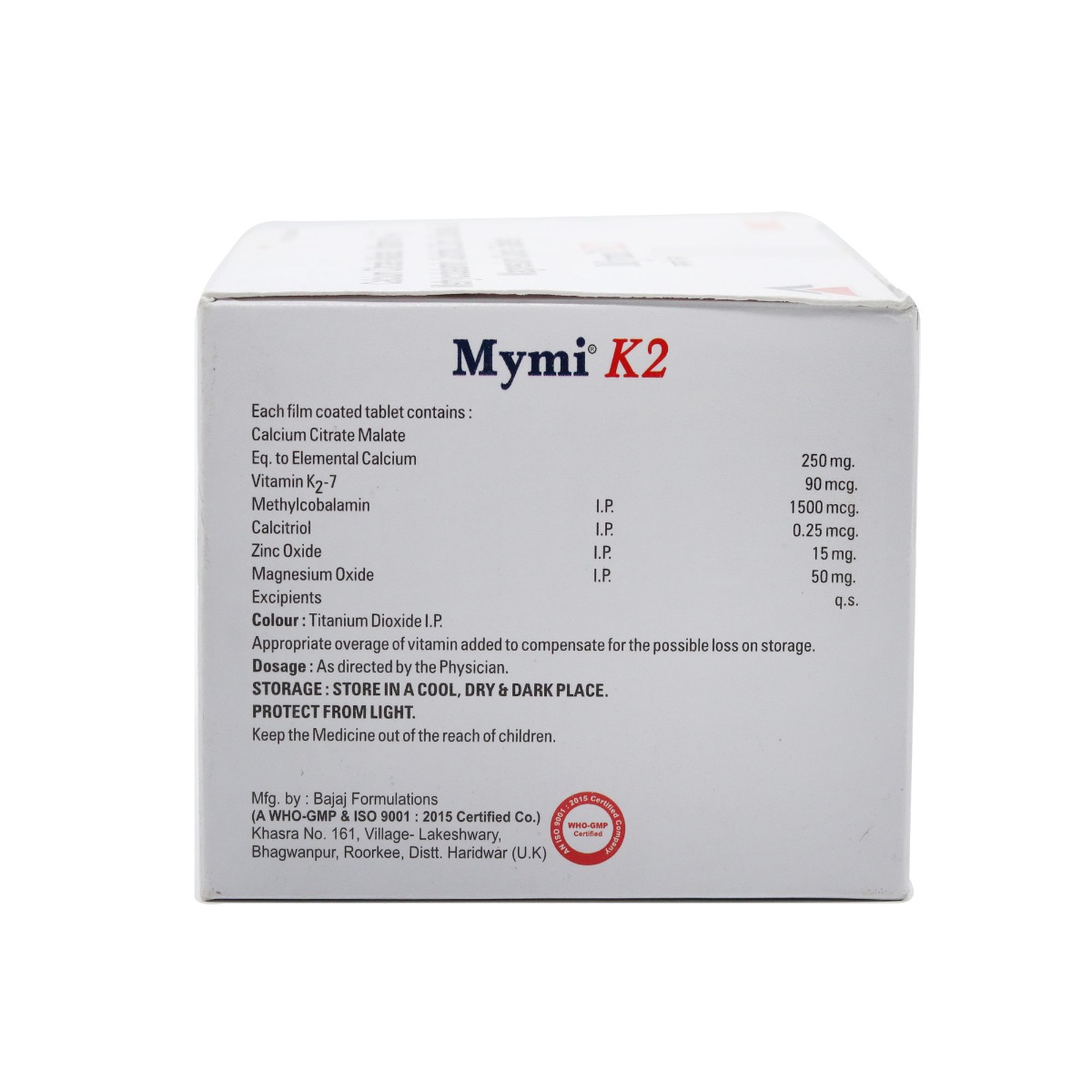 Mymi K2 Tablet 10's, Pack of 10 TABLETS Mymi K2 Tablet 10's, Pack of 10 TABLETS