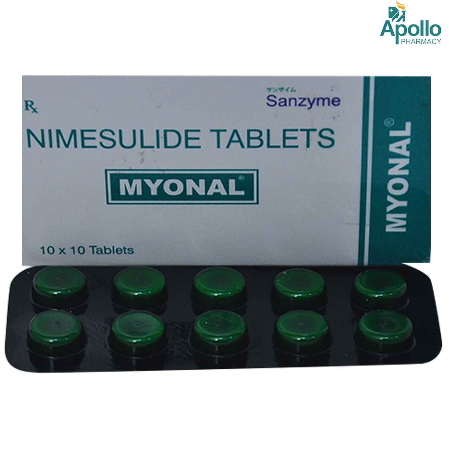 Myonal 100 mg Tablet 10's, Pack of 10 TabletS Myonal 100 mg Tablet 10's, Pack of 10 TabletS