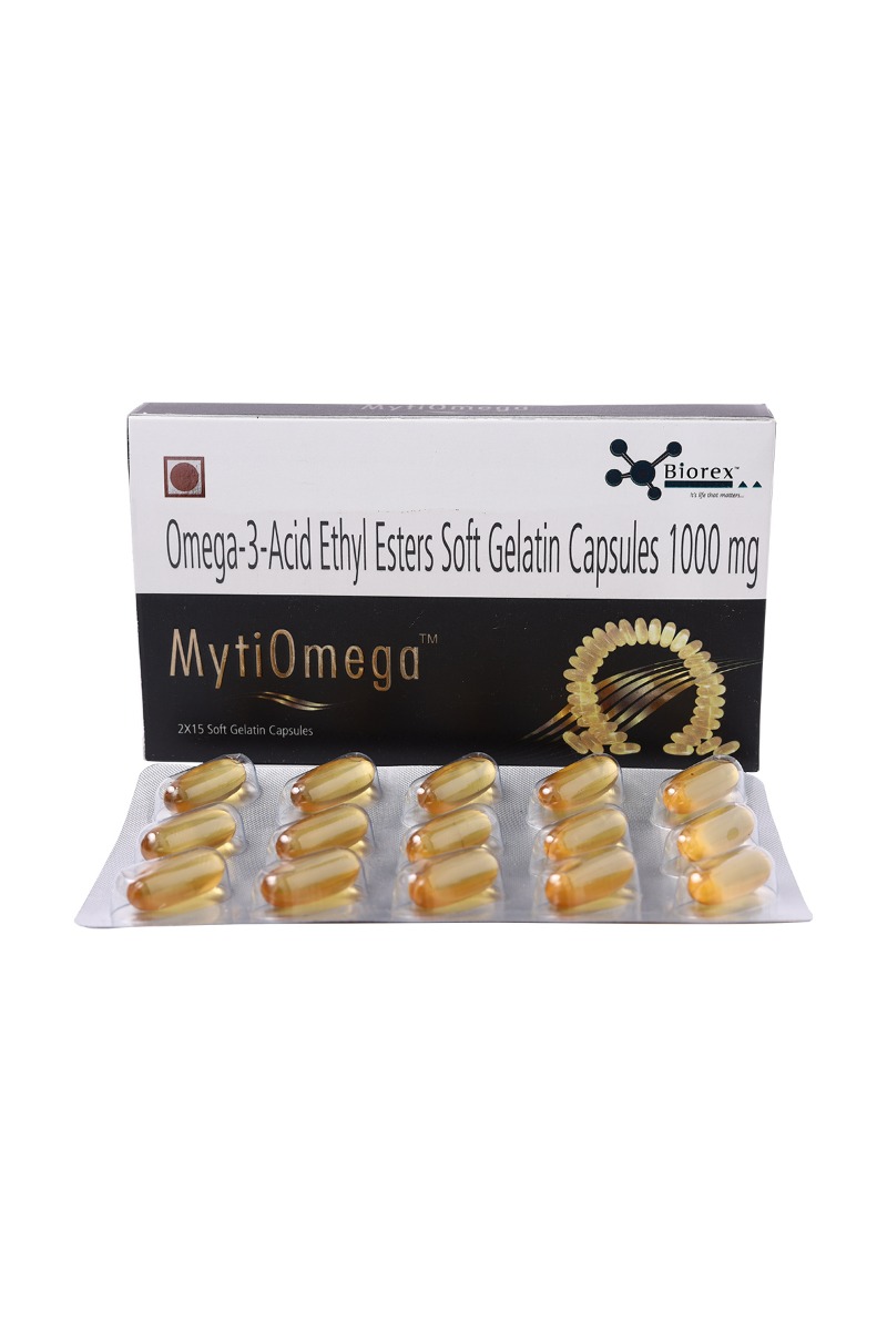 Buy Mytiomega Soft Gelatin Capsule 15's Online