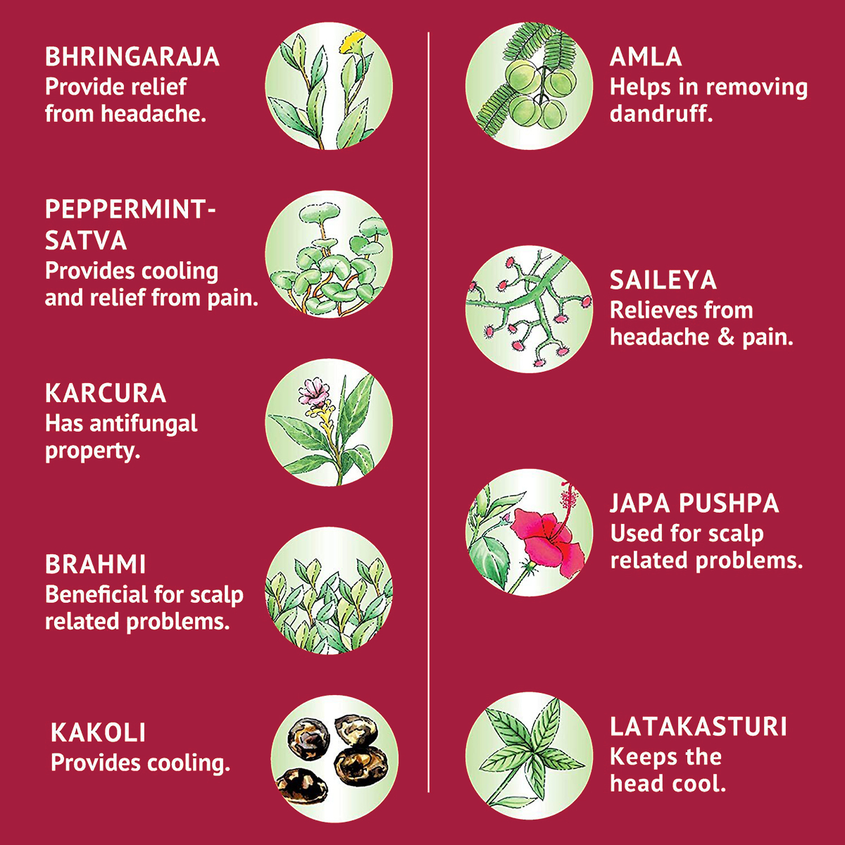 Navratna Ayurvedic Cool Hair Oil, 90 ml, Pack of 1 Navratna Ayurvedic Cool Hair Oil, 90 ml, Pack of 1