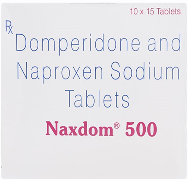Naxdom 500 Tablet 15's, Pack of 15 TABLETS Naxdom 500 Tablet 15's, Pack of 15 TABLETS