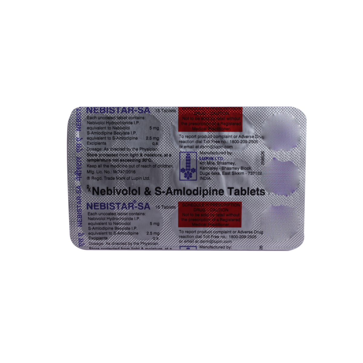 Nebistar-SA Tablet 15's, Pack of 15 TabletS Nebistar-SA Tablet 15's, Pack of 15 TabletS