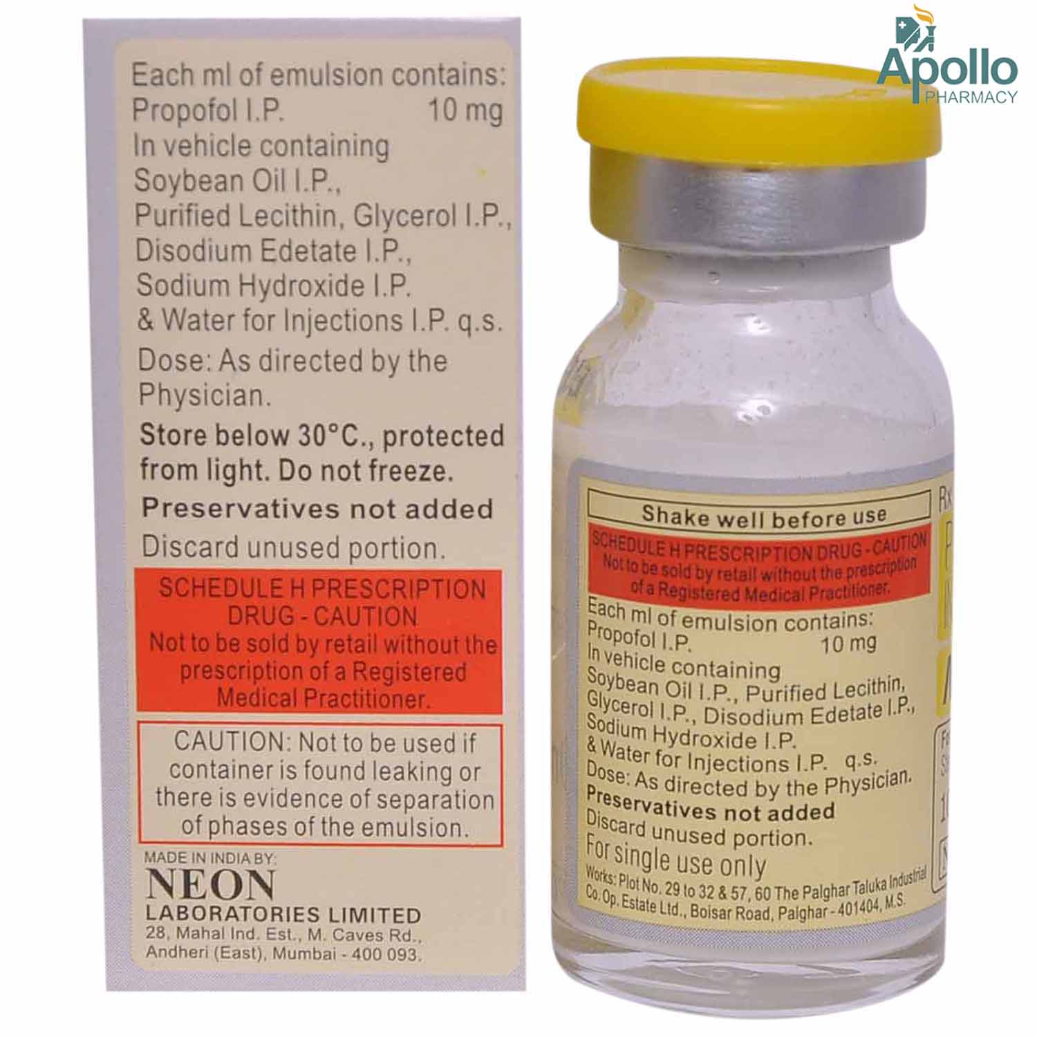 Neorof 100 mg Injection 10 ml, Pack of 1 Injection Neorof 100 mg Injection 10 ml, Pack of 1 Injection