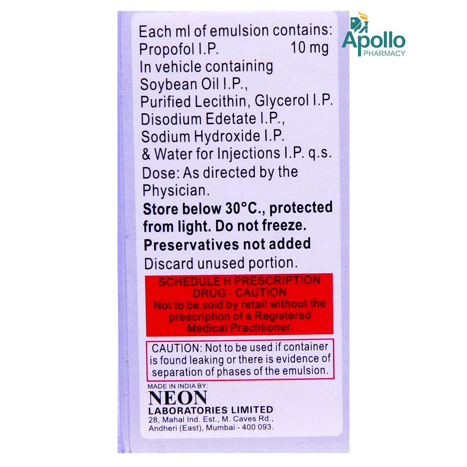 Neorof Injection 20 ml, Pack of 1 Injection Neorof Injection 20 ml, Pack of 1 Injection