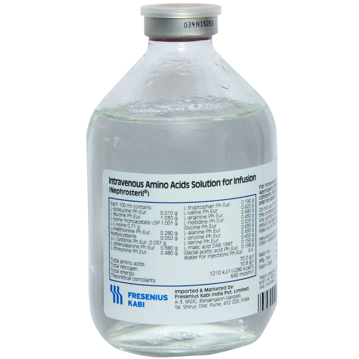 Nephrosterile 500ml, Pack of 1 Nephrosterile 500ml, Pack of 1