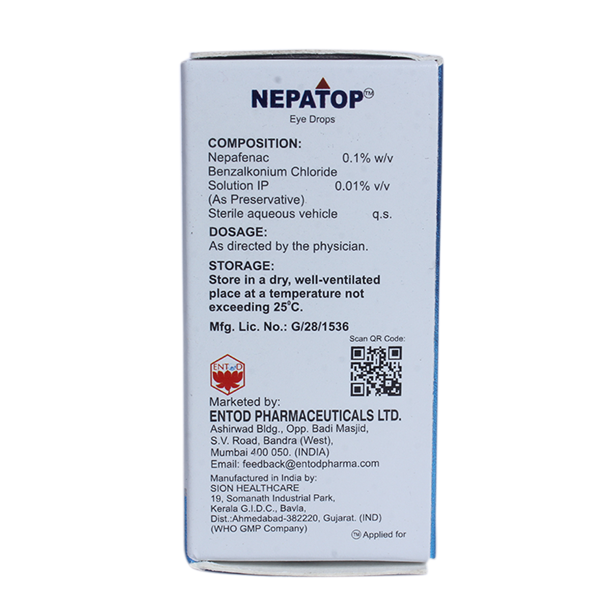 Nepatop Eye Drop 5 ml, Pack of 1 EYE DROPS Nepatop Eye Drop 5 ml, Pack of 1 EYE DROPS