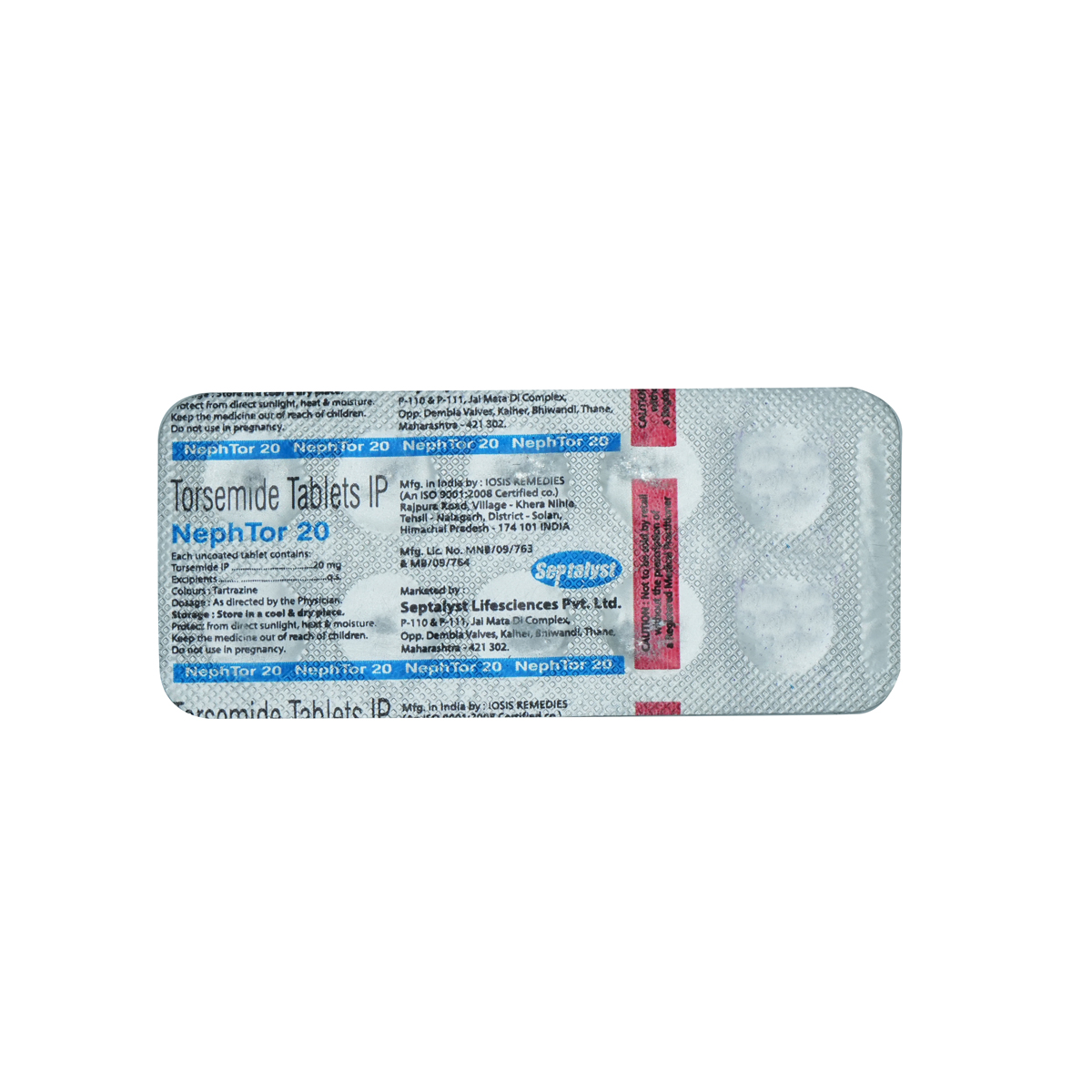 Buy Nephtor 20mg Tablet 10's Online