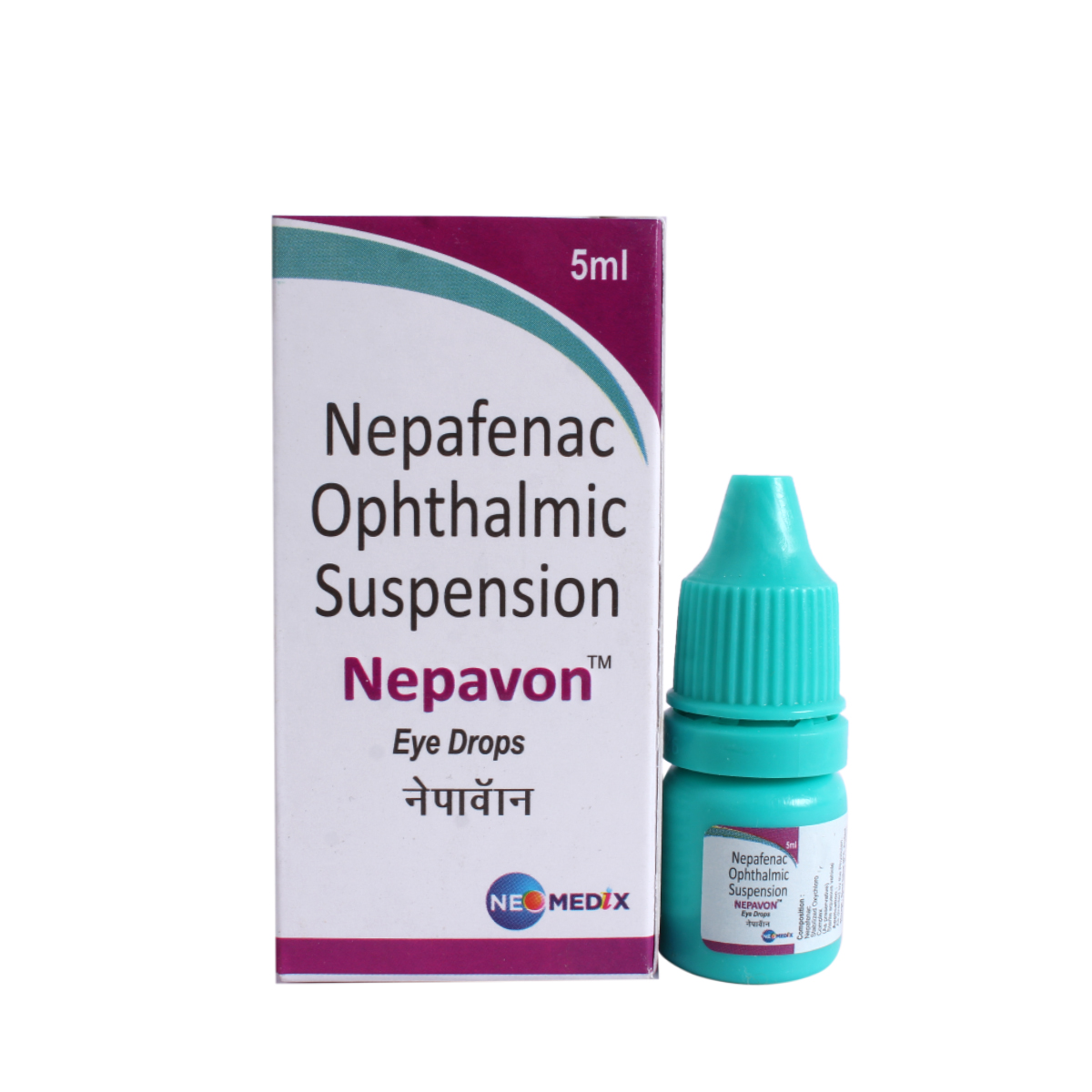Nepavon Eye Drops 5 ml, Pack of 1 Eye Drops Nepavon Eye Drops 5 ml, Pack of 1 Eye Drops