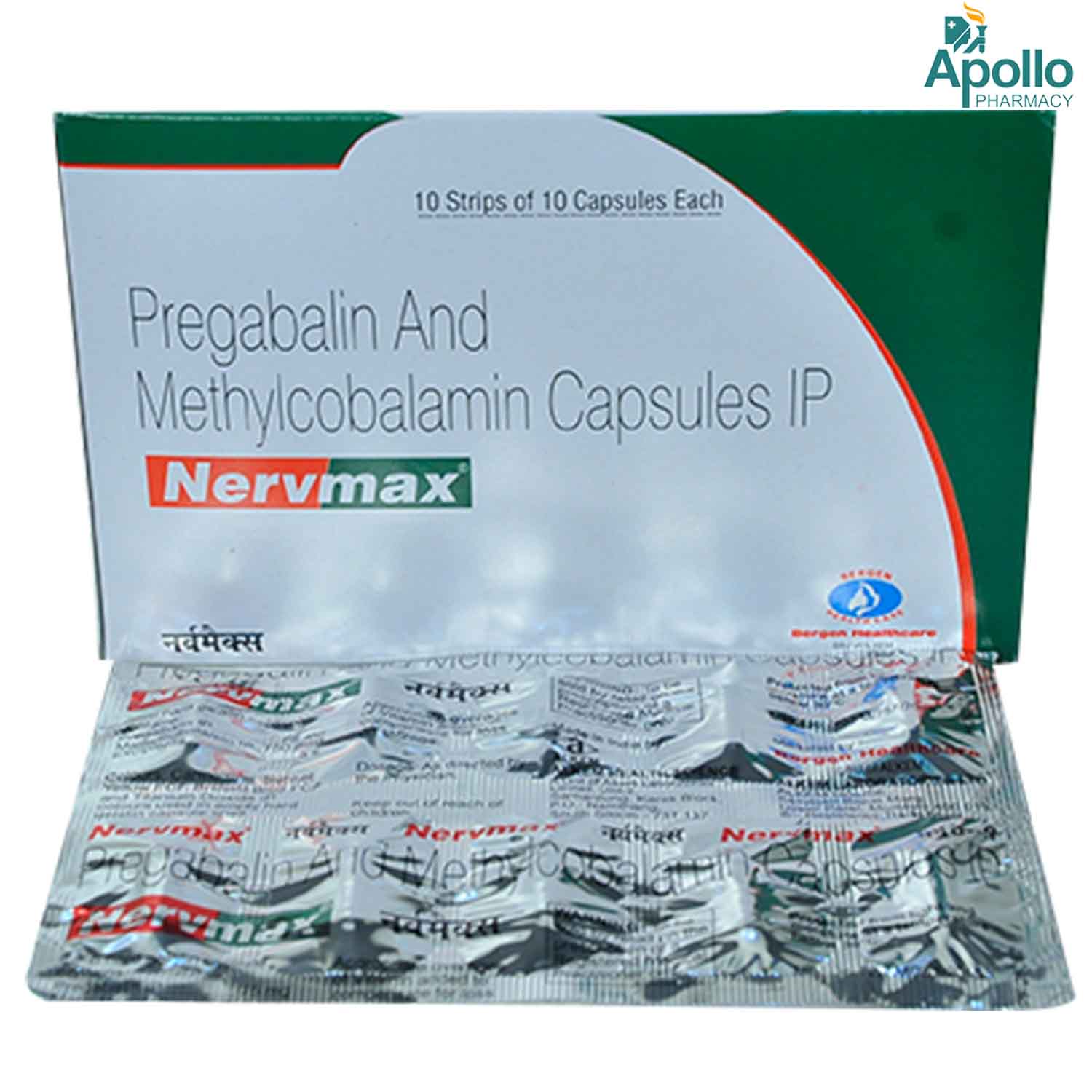 Nervmax Capsule 10's, Pack of 10 Nervmax Capsule 10's, Pack of 10