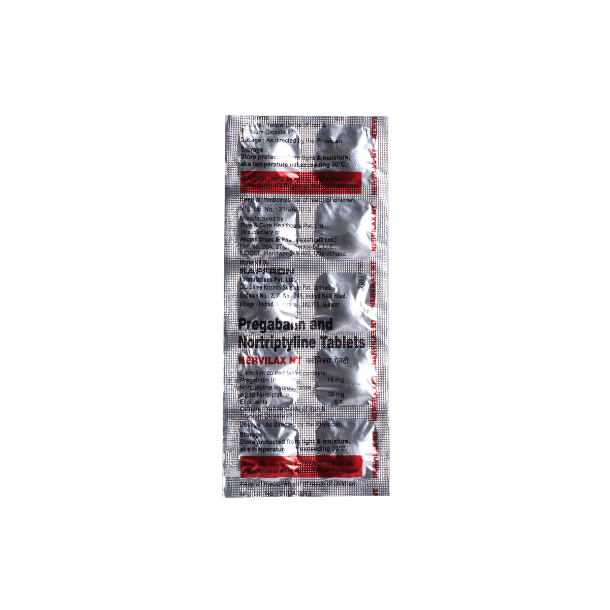 Nervilax NT Tablet 10's, Pack of 10 TabletS Nervilax NT Tablet 10's, Pack of 10 TabletS