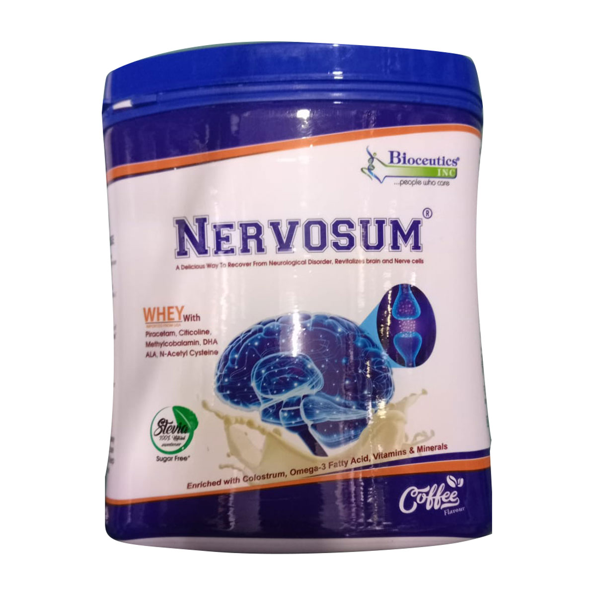 Nervosum Coffee Flavour Powder 200 gm, Pack of 1 Nervosum Coffee Flavour Powder 200 gm, Pack of 1