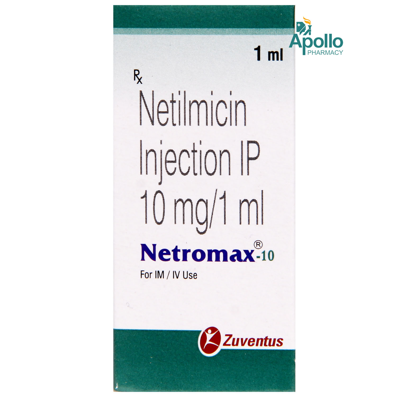 NETROMAX 10MG INJECTION 1ML, Pack of 1 Injection NETROMAX 10MG INJECTION 1ML, Pack of 1 Injection