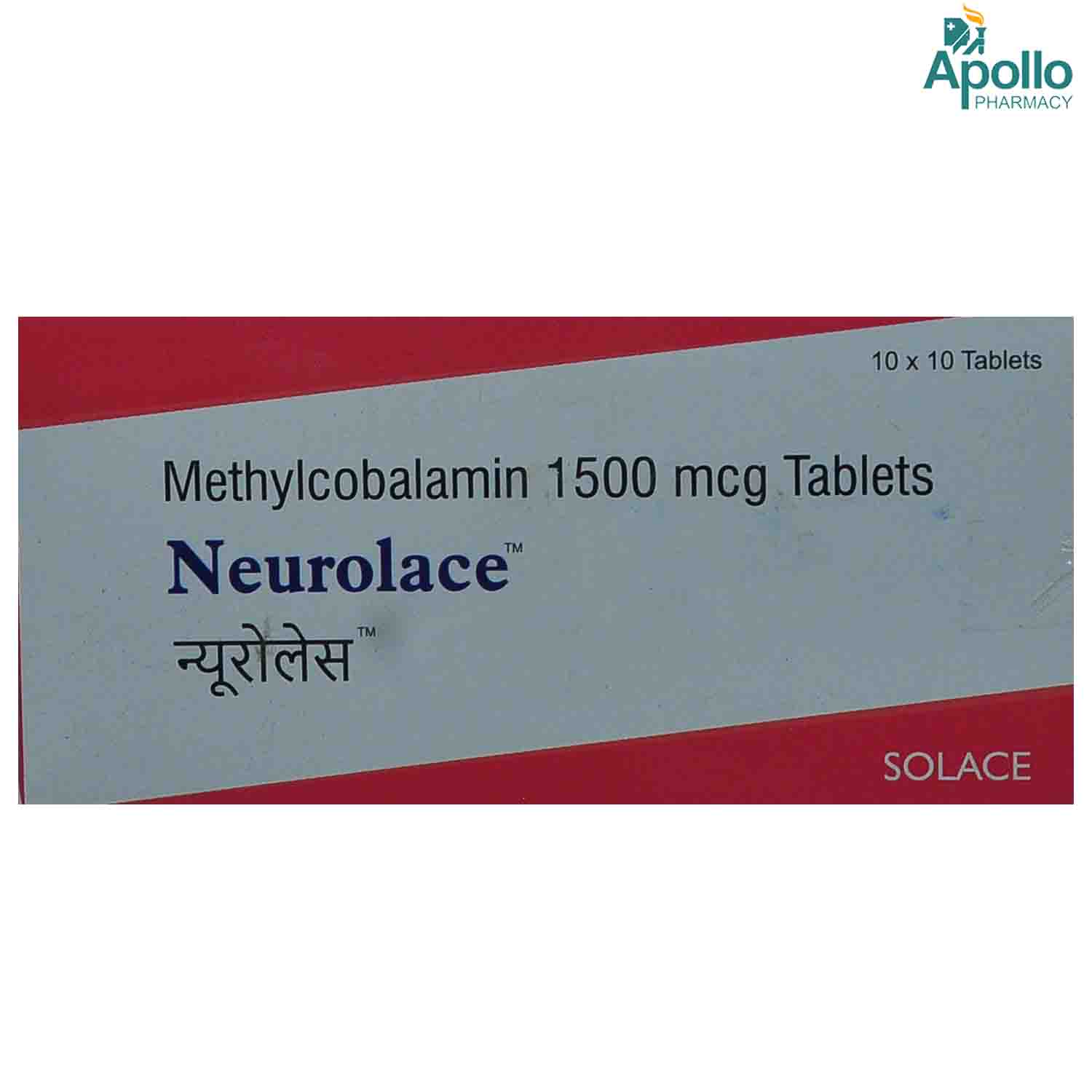 Neurolace 1500 mcg Tablet 10's, Pack of 10 TabletS Neurolace 1500 mcg Tablet 10's, Pack of 10 TabletS