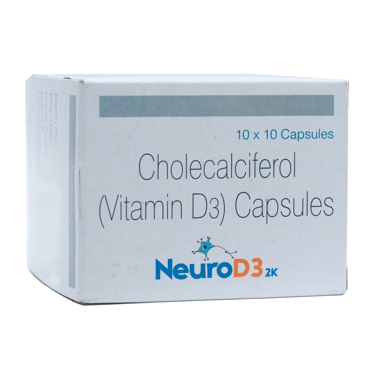 Neuro D3 2K Capsule 10's, Pack of 10 Neuro D3 2K Capsule 10's, Pack of 10