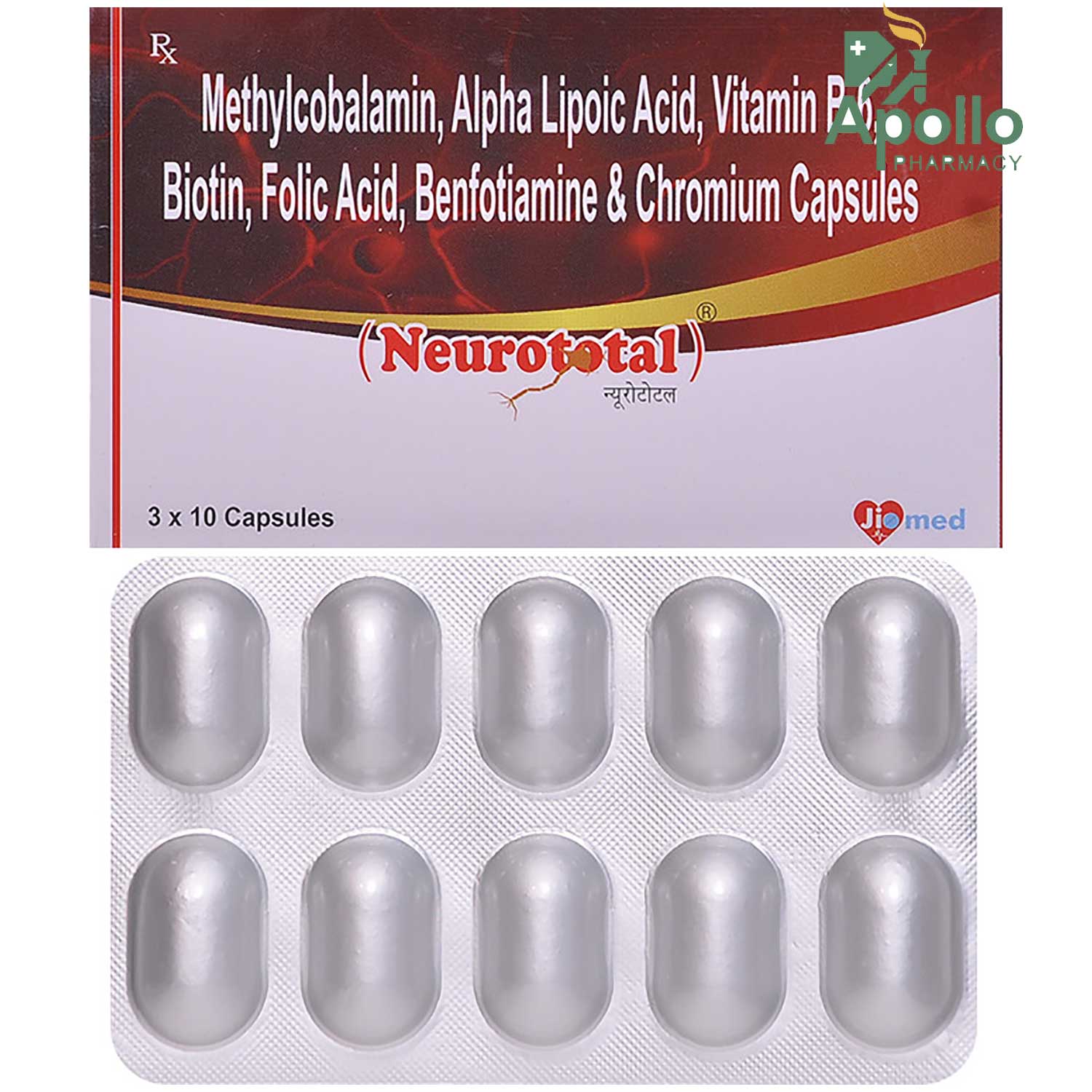 Buy Neurototal Capsule 10's Online