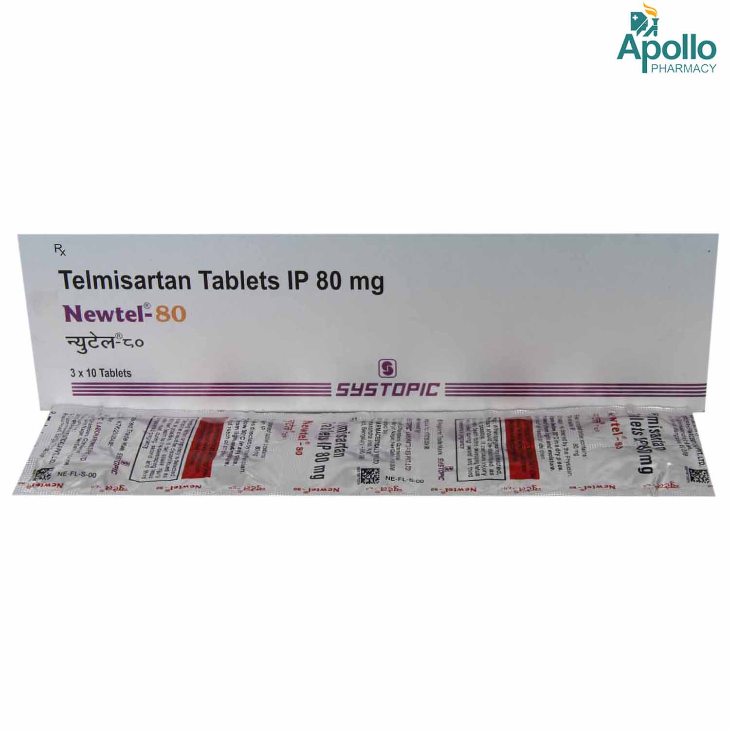 Newtel 80 Tablet 10's, Pack of 10 TABLETS Newtel 80 Tablet 10's, Pack of 10 TABLETS