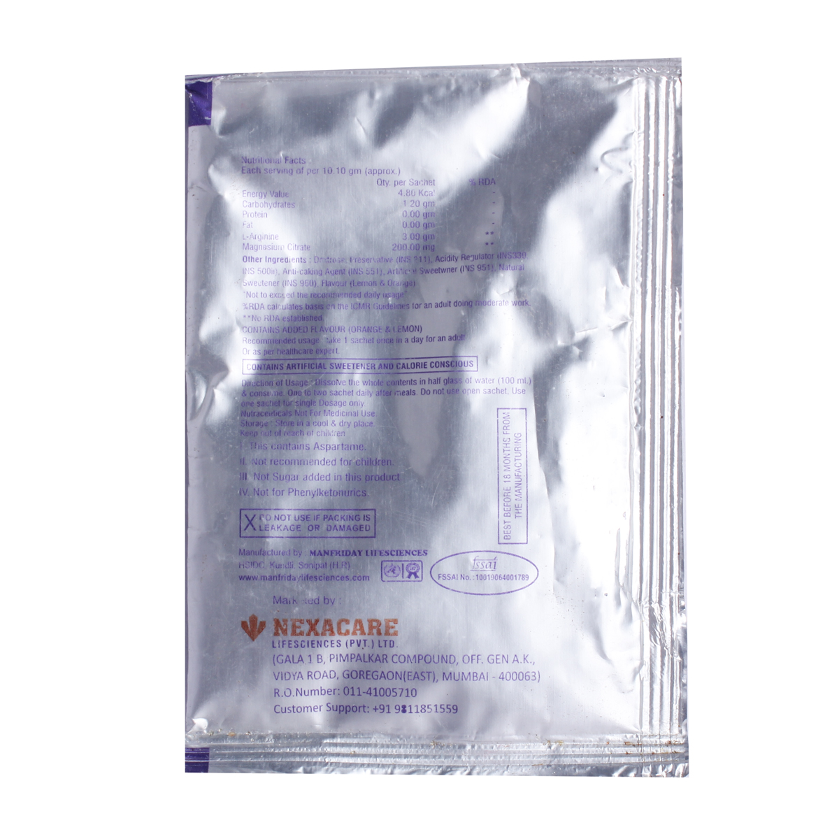 Nexargin SF Sachet 10 gm Nexargin SF Sachet 10 gm