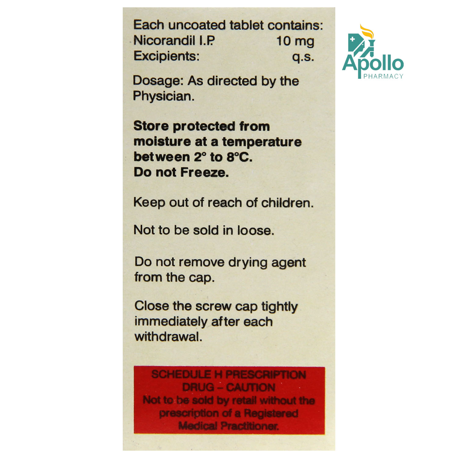 Nicostar 10 mg Tablet 30's, Pack of 1 TABLET Nicostar 10 mg Tablet 30's, Pack of 1 TABLET