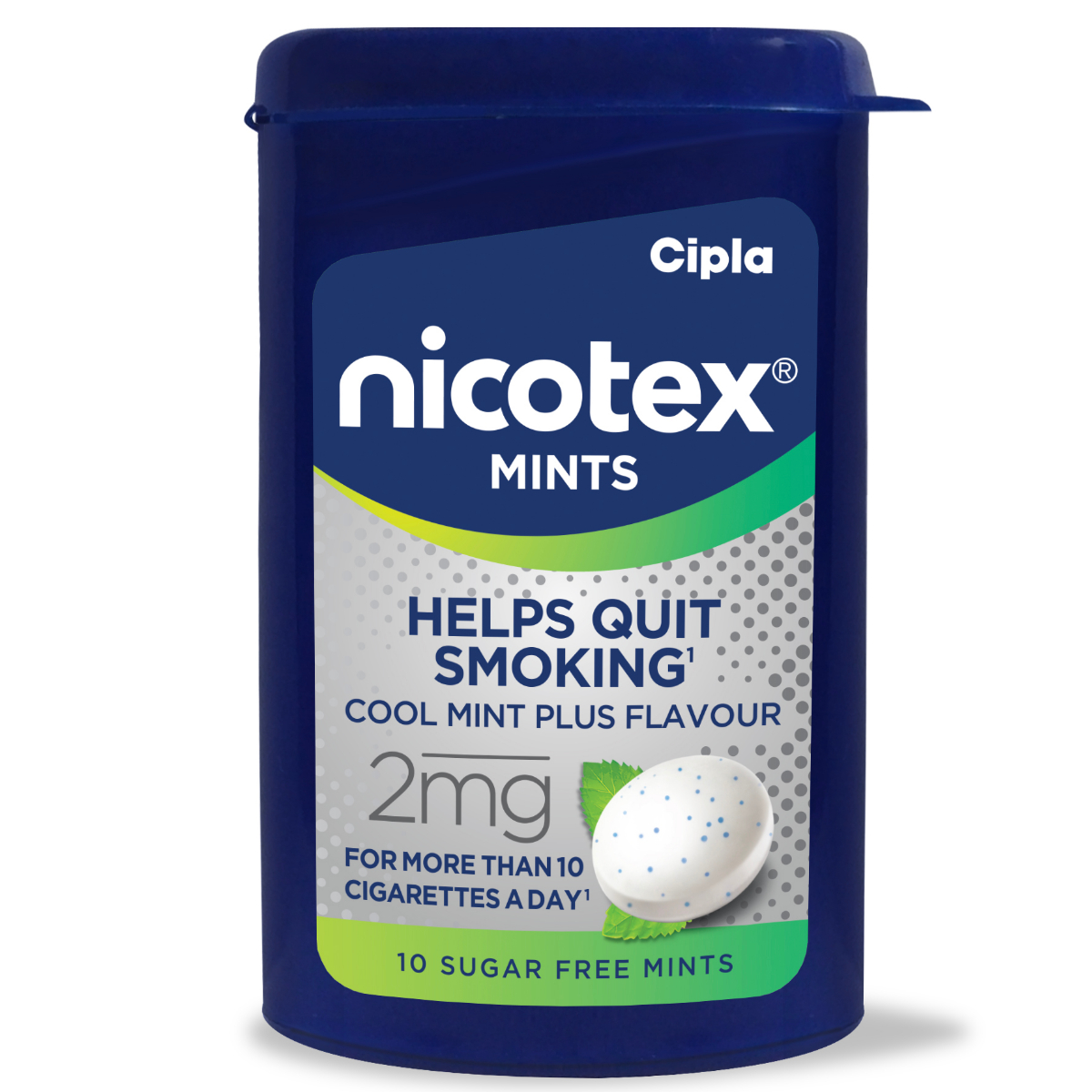 Nicotex 2 mg Big Loz Mint Plus Chewing Gums 10's, Pack of 10 Nicotex 2 mg Big Loz Mint Plus Chewing Gums 10's, Pack of 10