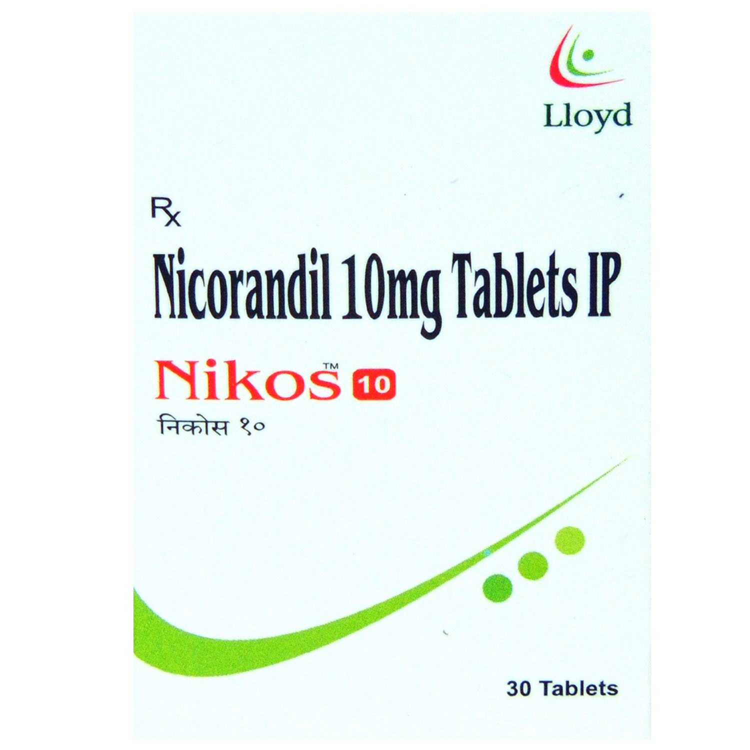 Nikos 10 Tablet 30's, Pack of 1 TABLET Nikos 10 Tablet 30's, Pack of 1 TABLET