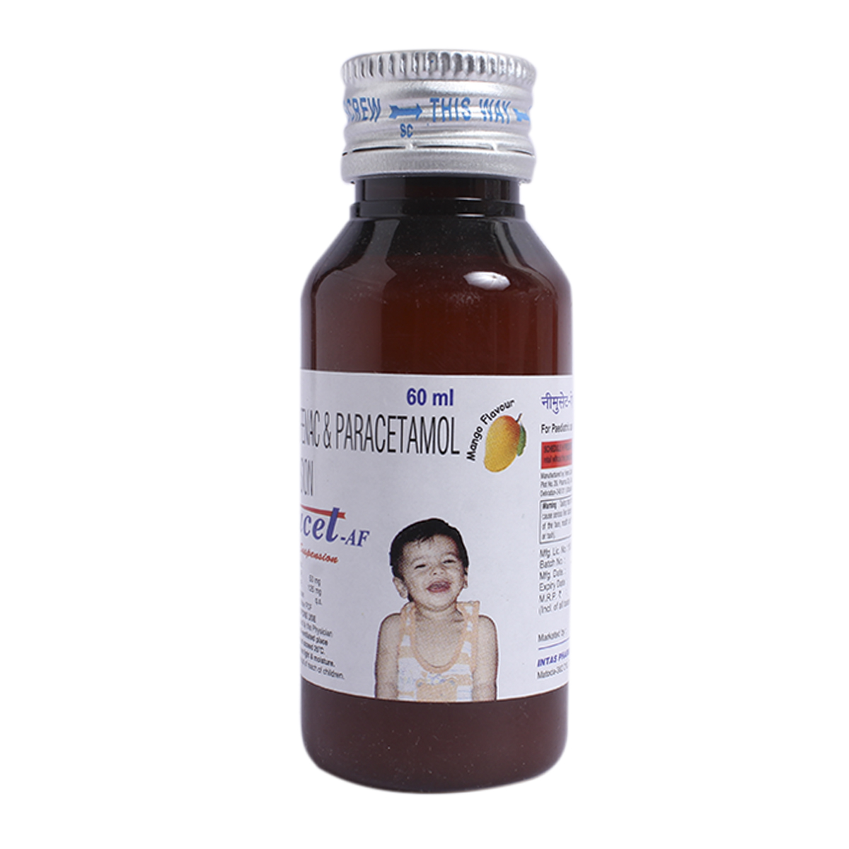 Nimucet AF Suspension 60 ml, Pack of 1 Suspension Nimucet AF Suspension 60 ml, Pack of 1 Suspension