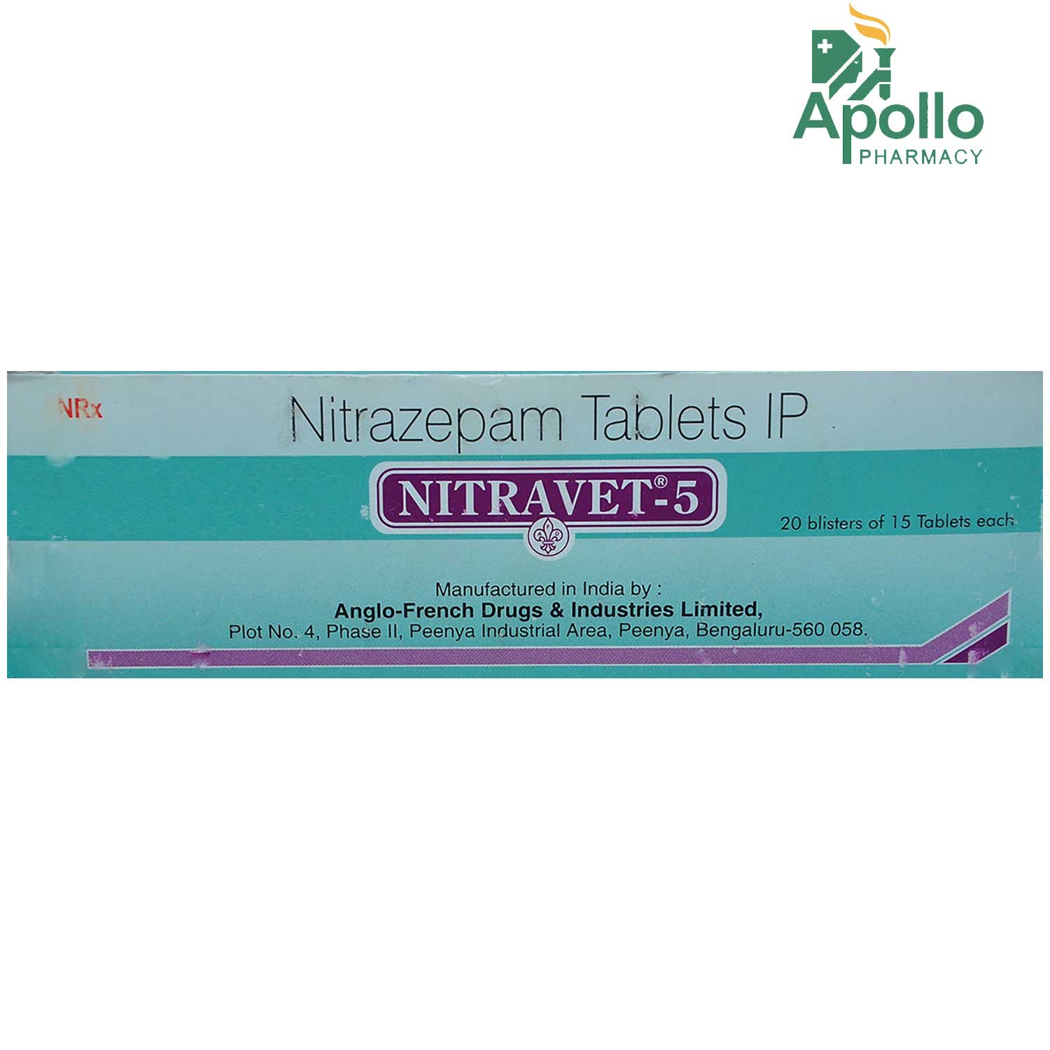 NITRAVET 5MG TABLET 15'S, Pack of 15 TABLETS NITRAVET 5MG TABLET 15'S, Pack of 15 TABLETS