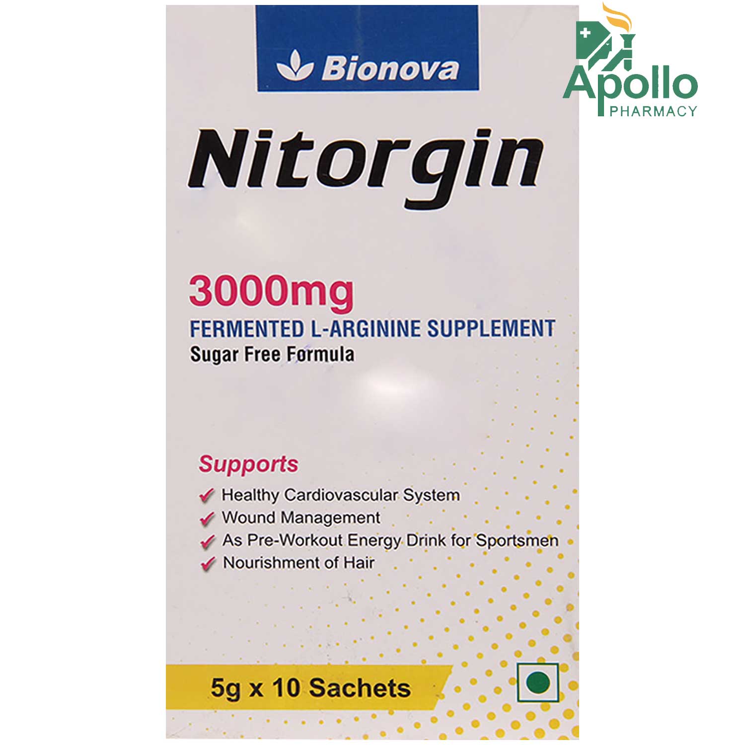 Buy NITORGIN SUGER FREE SACHET 5G Online