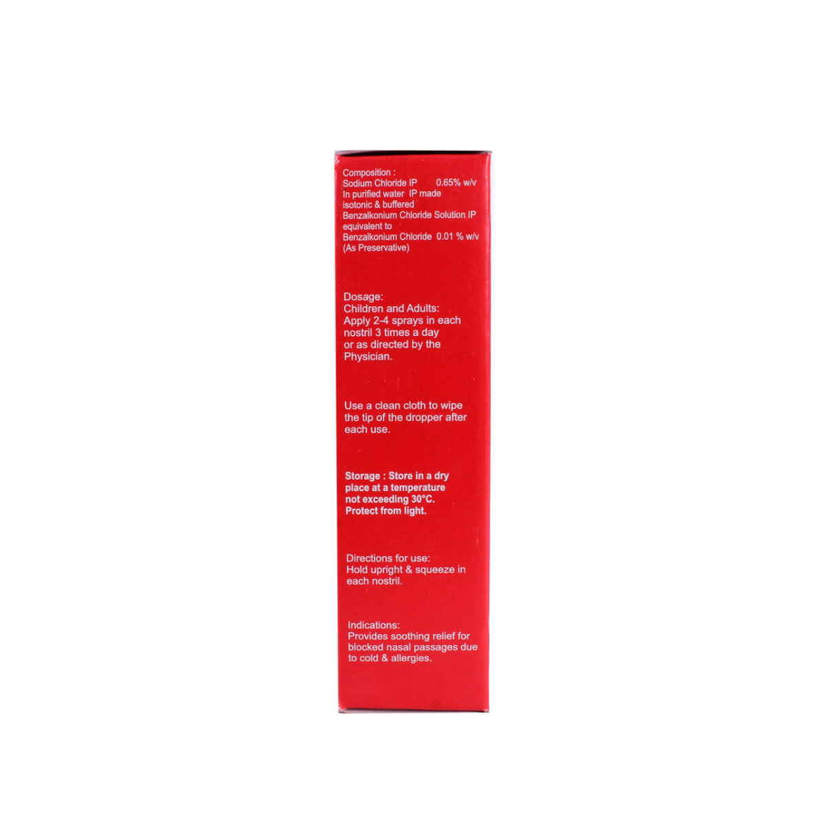 Noblok 0.65%W/V Nasal Spray/Solution 20ml, Pack of 1 Spray Noblok 0.65%W/V Nasal Spray/Solution 20ml, Pack of 1 Spray