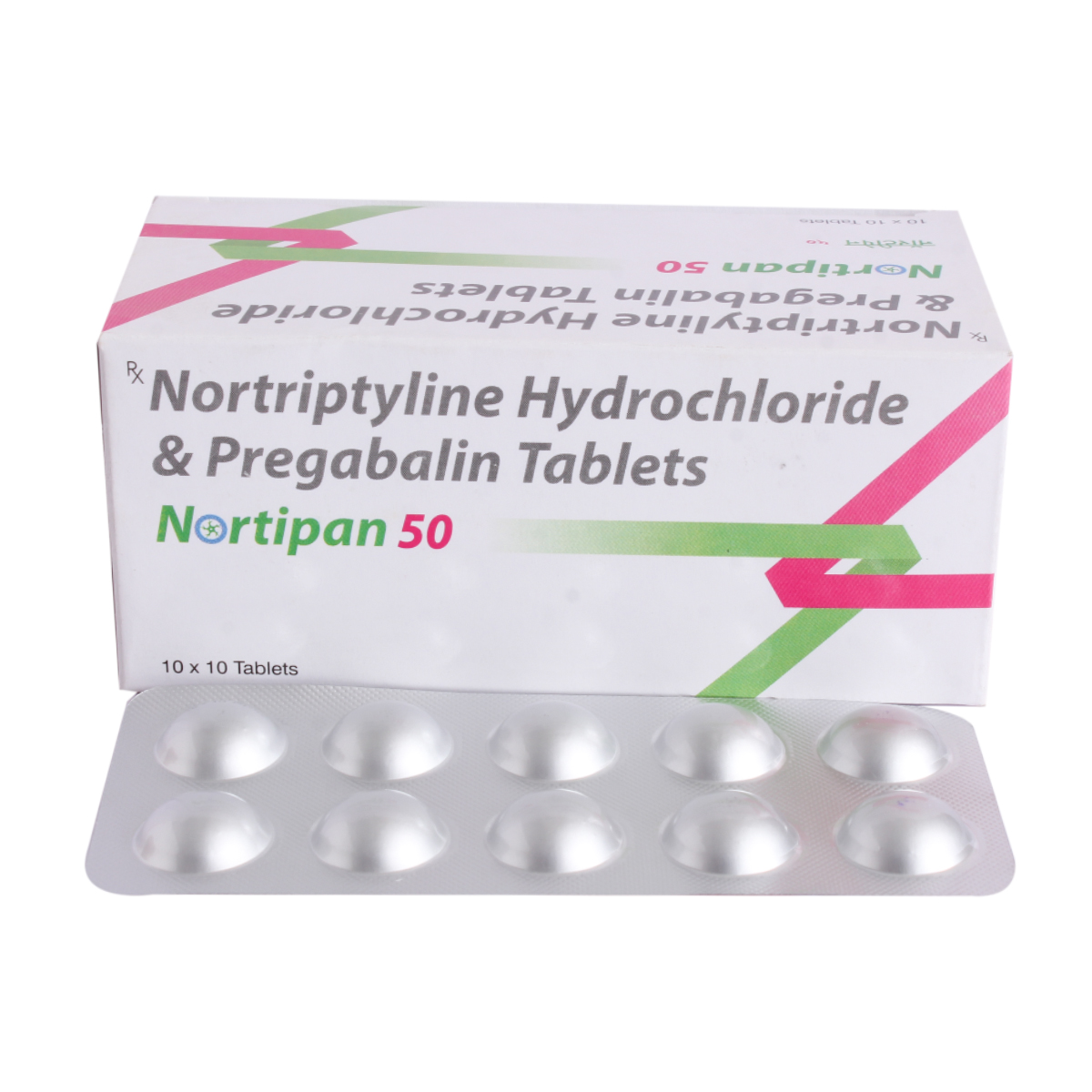 Nortipan 50 mg Tablet 10's, Pack of 10 Nortipan 50 mg Tablet 10's, Pack of 10