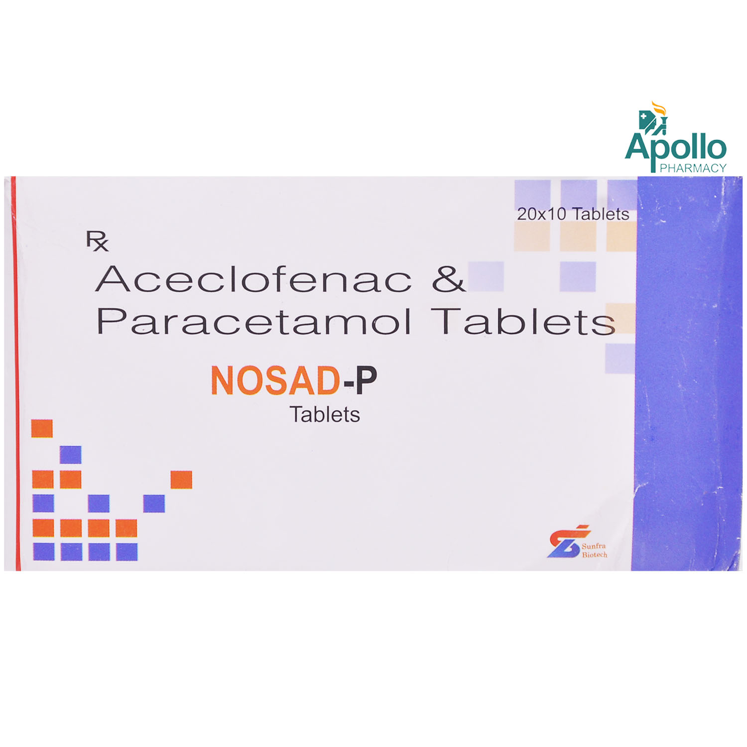 Nosad-P Tablet 10's, Pack of 10 TabletS Nosad-P Tablet 10's, Pack of 10 TabletS