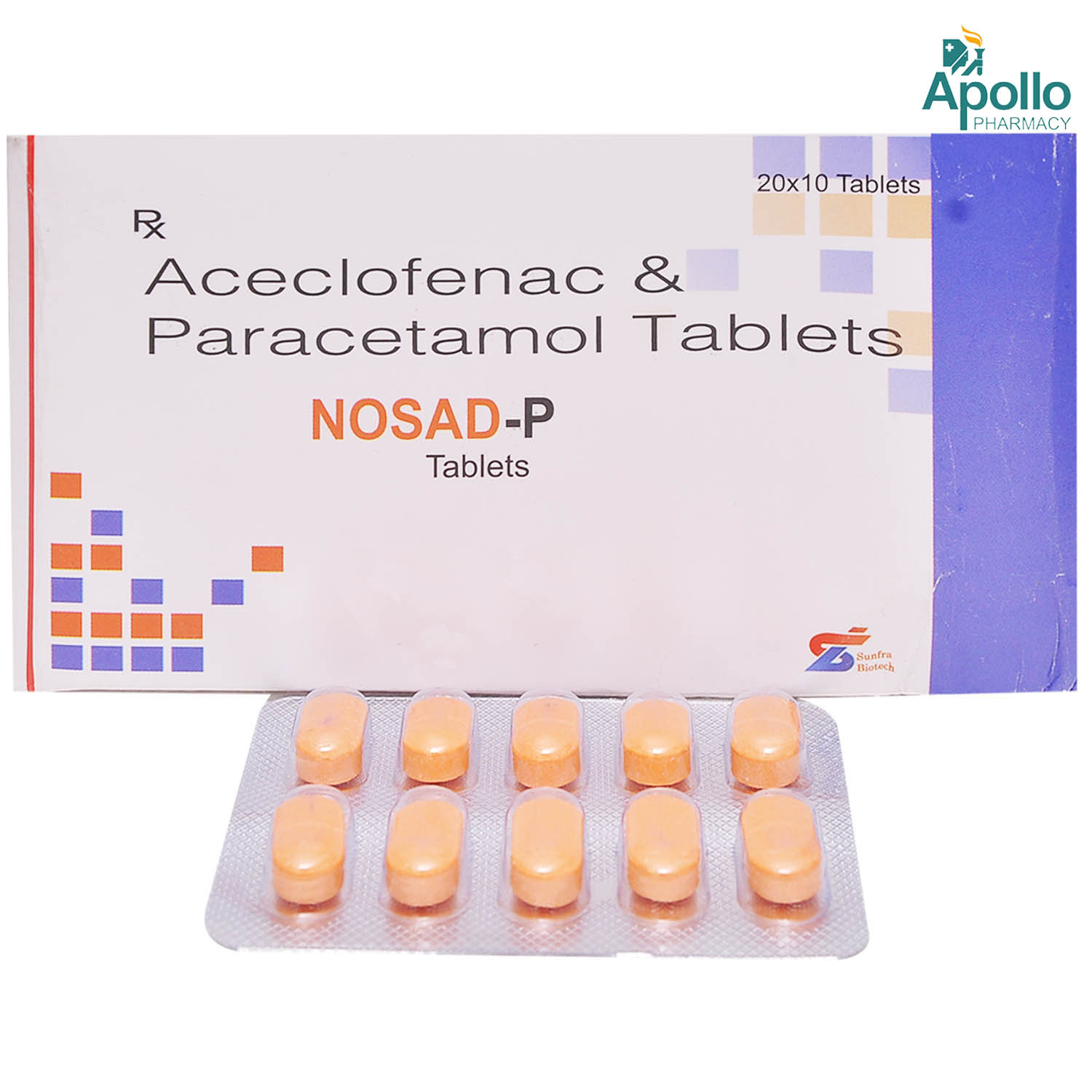 Nosad-P Tablet 10's, Pack of 10 TabletS Nosad-P Tablet 10's, Pack of 10 TabletS