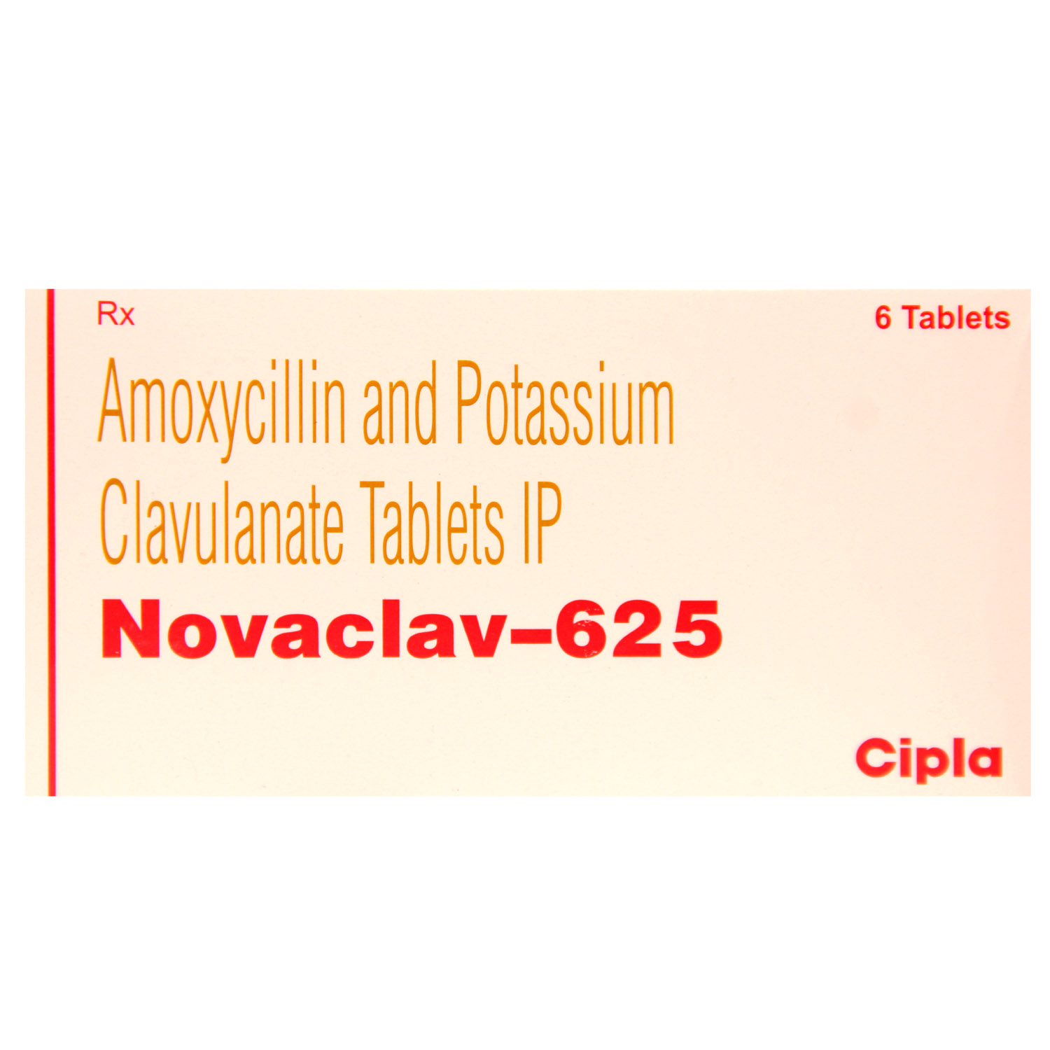 Novaclav-625 Tablet 6's, Pack of 6 TABLETS Novaclav-625 Tablet 6's, Pack of 6 TABLETS