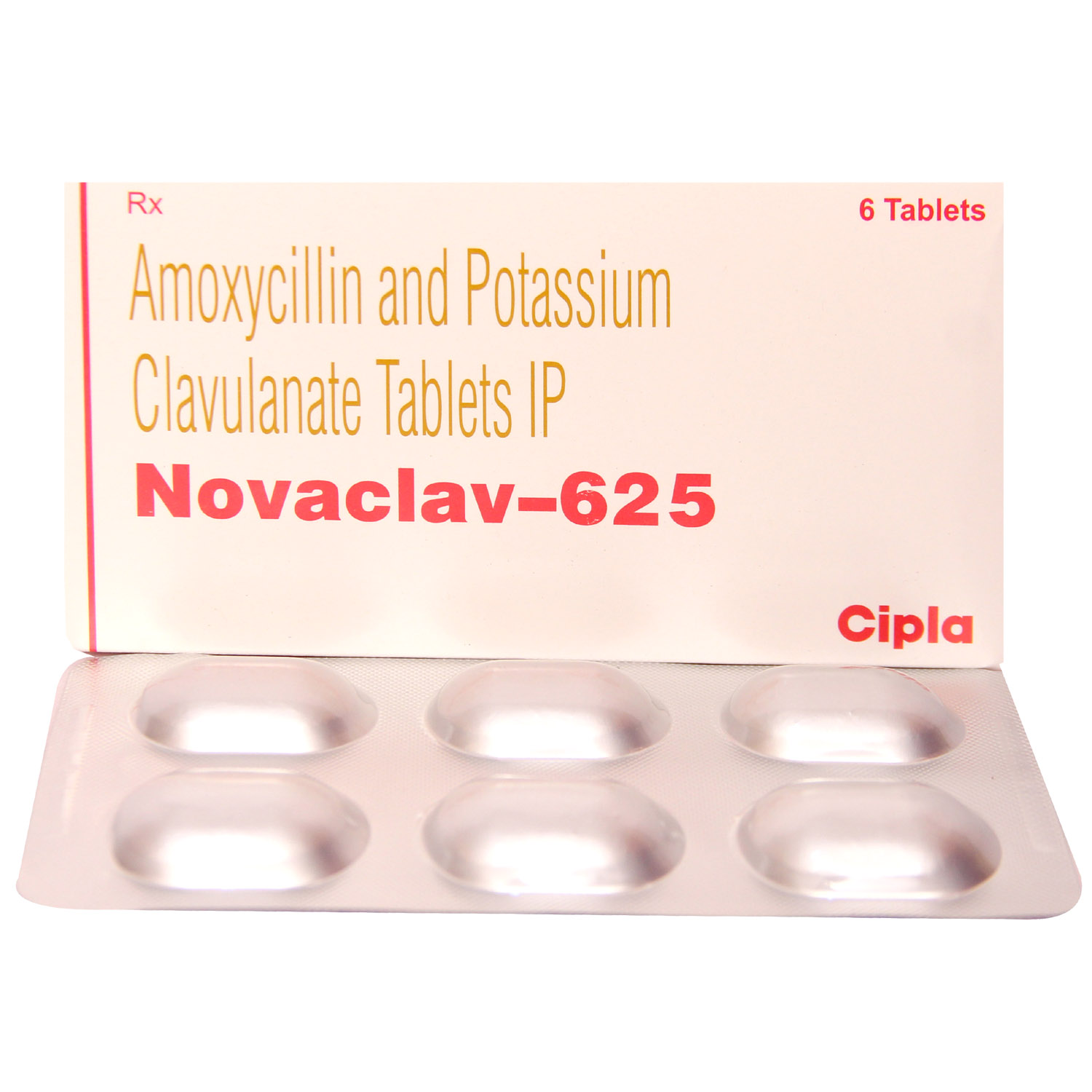 Novaclav-625 Tablet 6's, Pack of 6 TABLETS Novaclav-625 Tablet 6's, Pack of 6 TABLETS