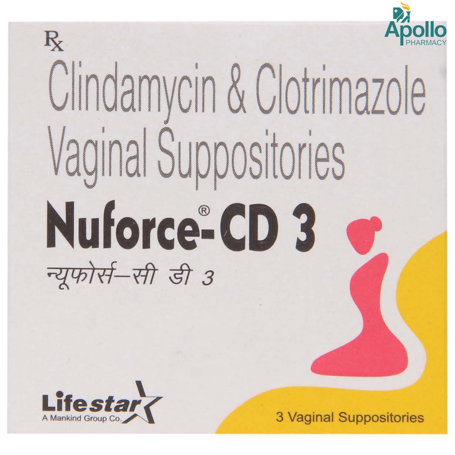 Buy Nuforce CD 3 Vag Suppositories 3's Online