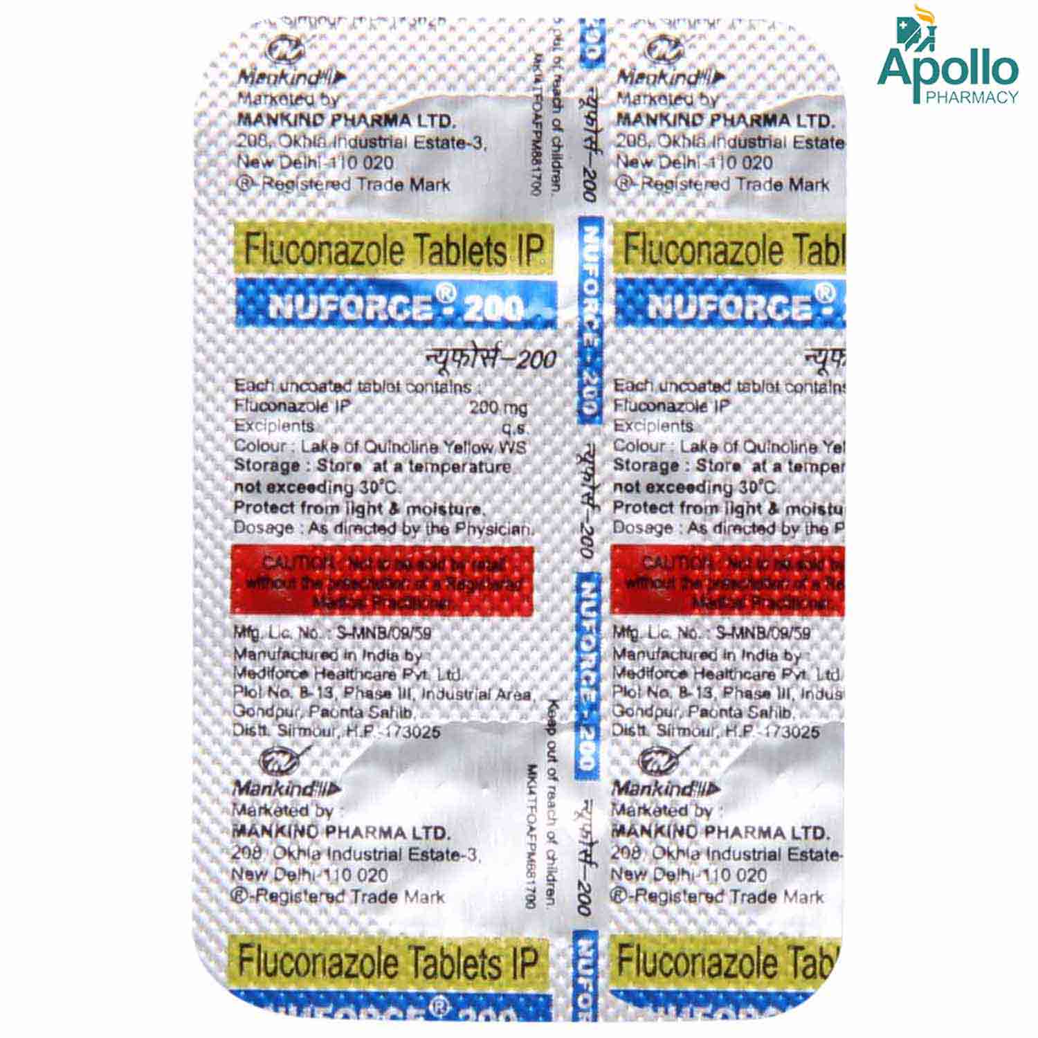 Nuforce-200 Tablet 2's, Pack of 2 TABLETS Nuforce-200 Tablet 2's, Pack of 2 TABLETS