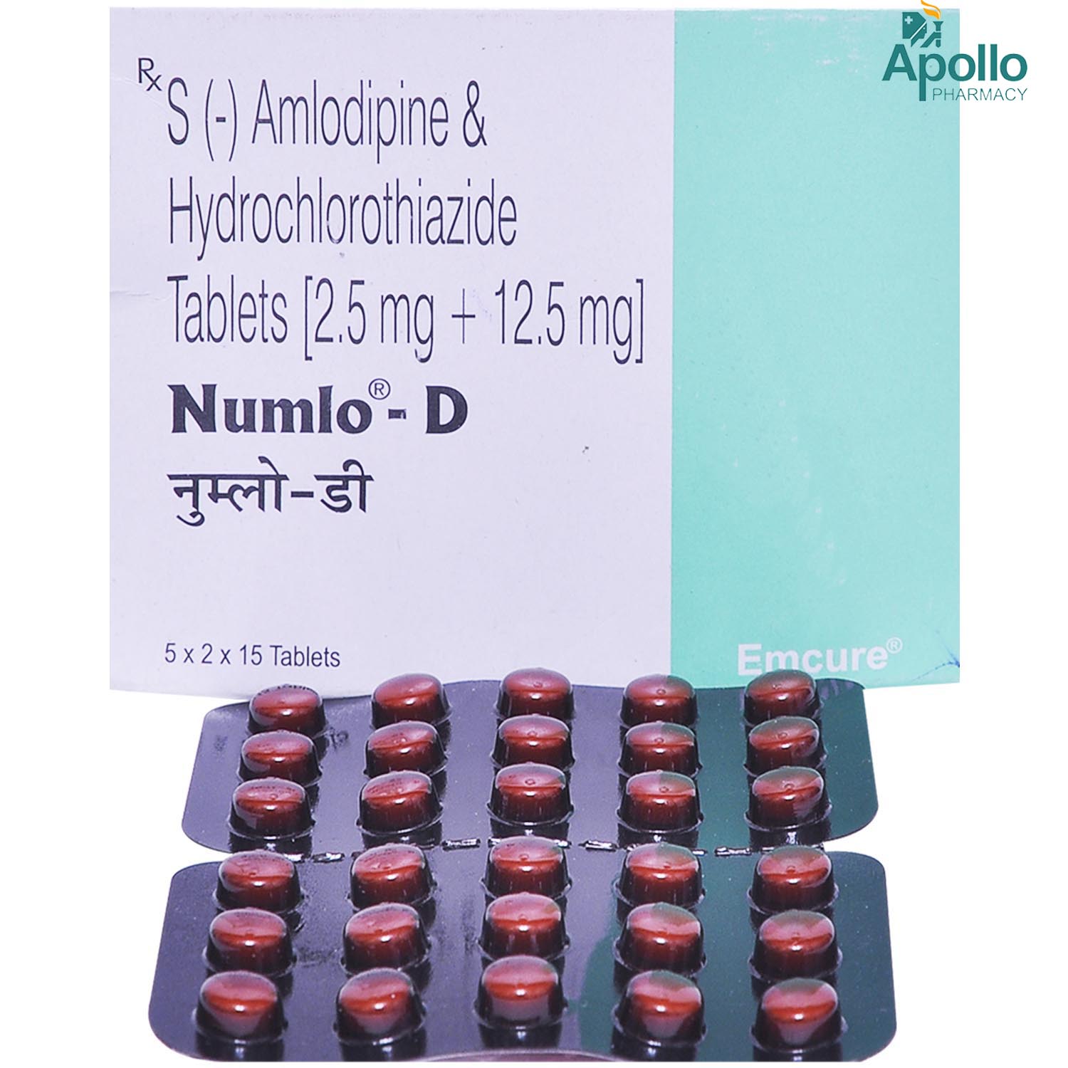 Numlo D 2.5 mg Tablet 15's, Pack of 15 TABLETS Numlo D 2.5 mg Tablet 15's, Pack of 15 TABLETS