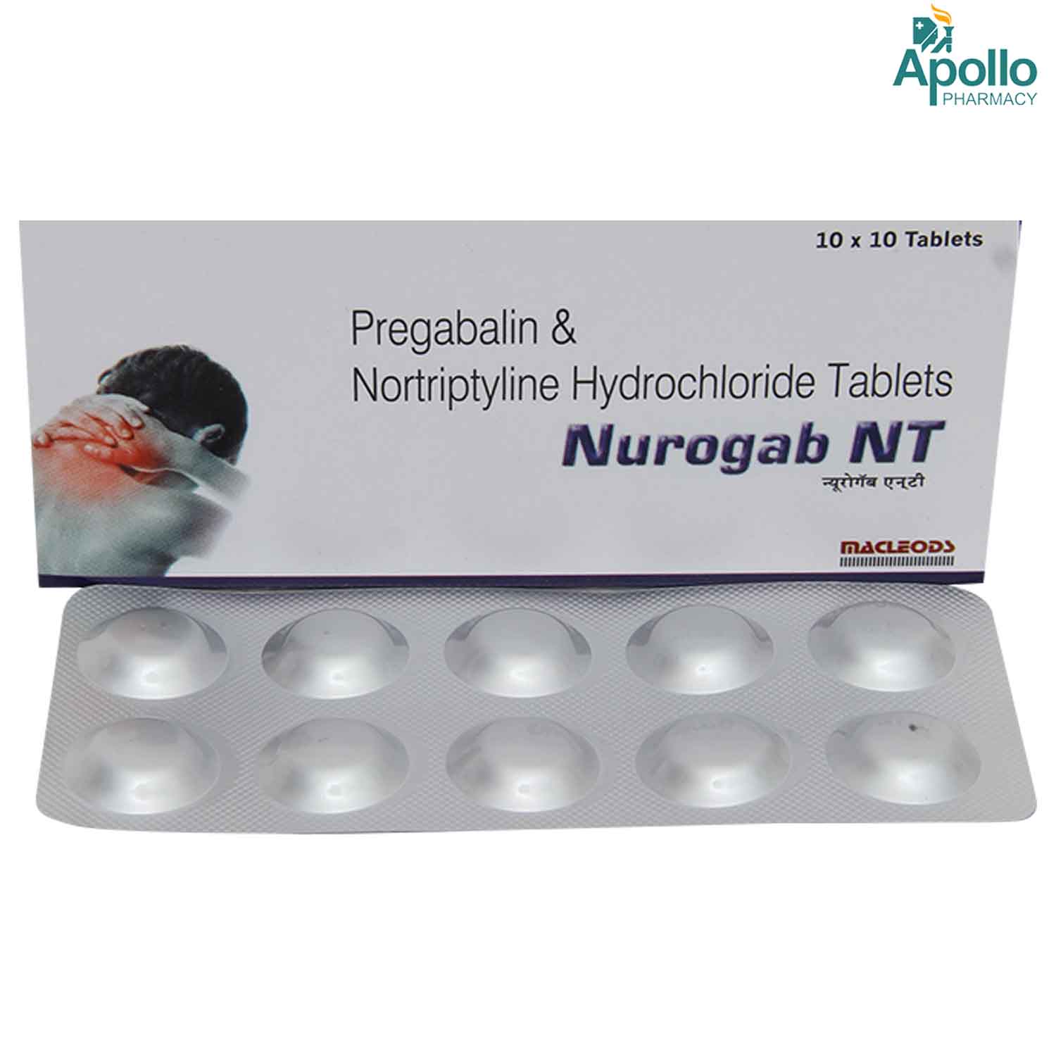 Nurogab NT Tablet 10's, Pack of 10 Nurogab NT Tablet 10's, Pack of 10