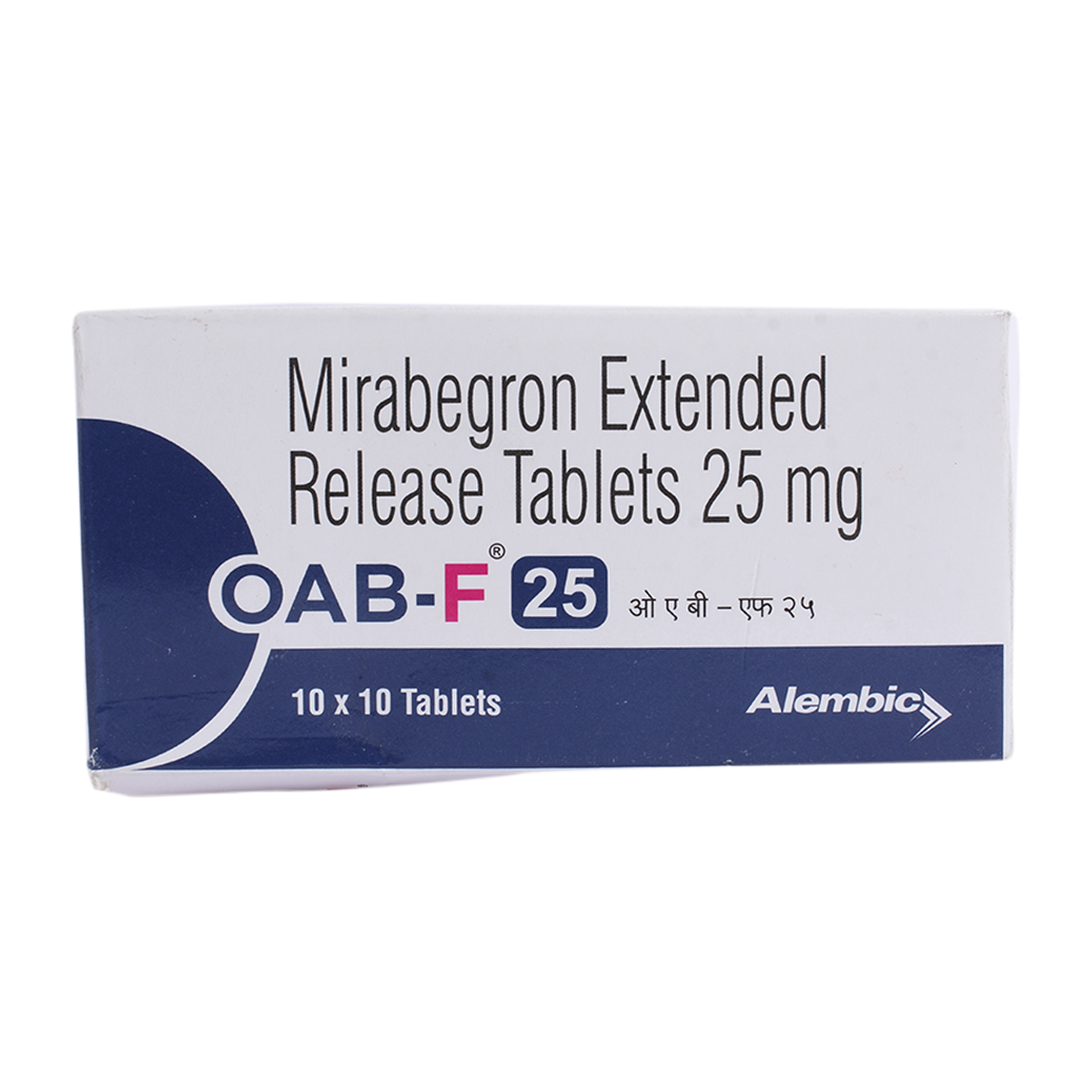 Oab-F 25mg Er Tablet 10's, Pack of 10 TabletS Oab-F 25mg Er Tablet 10's, Pack of 10 TabletS