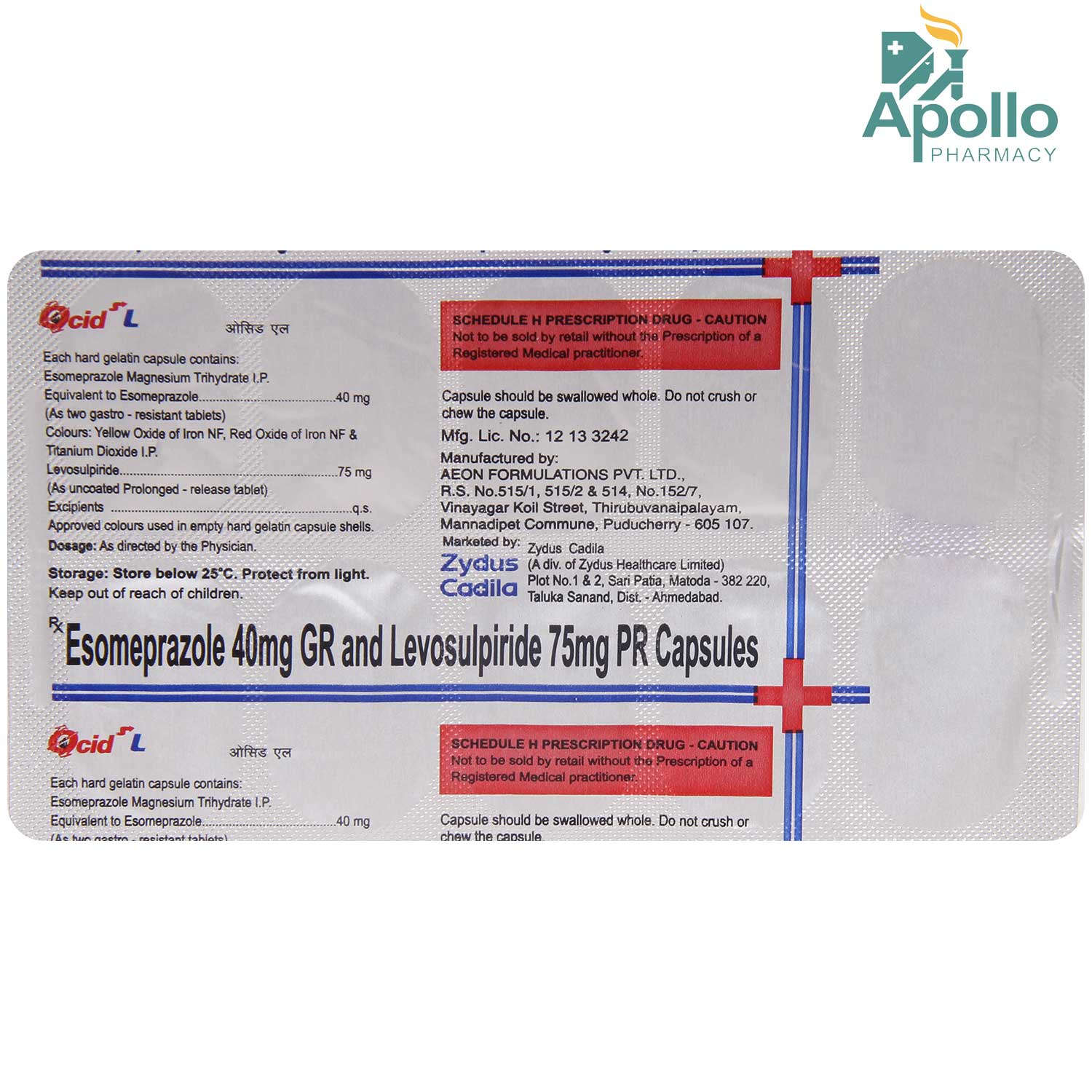 Ocid L Capsule 10's, Pack of 10 CAPSULES Ocid L Capsule 10's, Pack of 10 CAPSULES