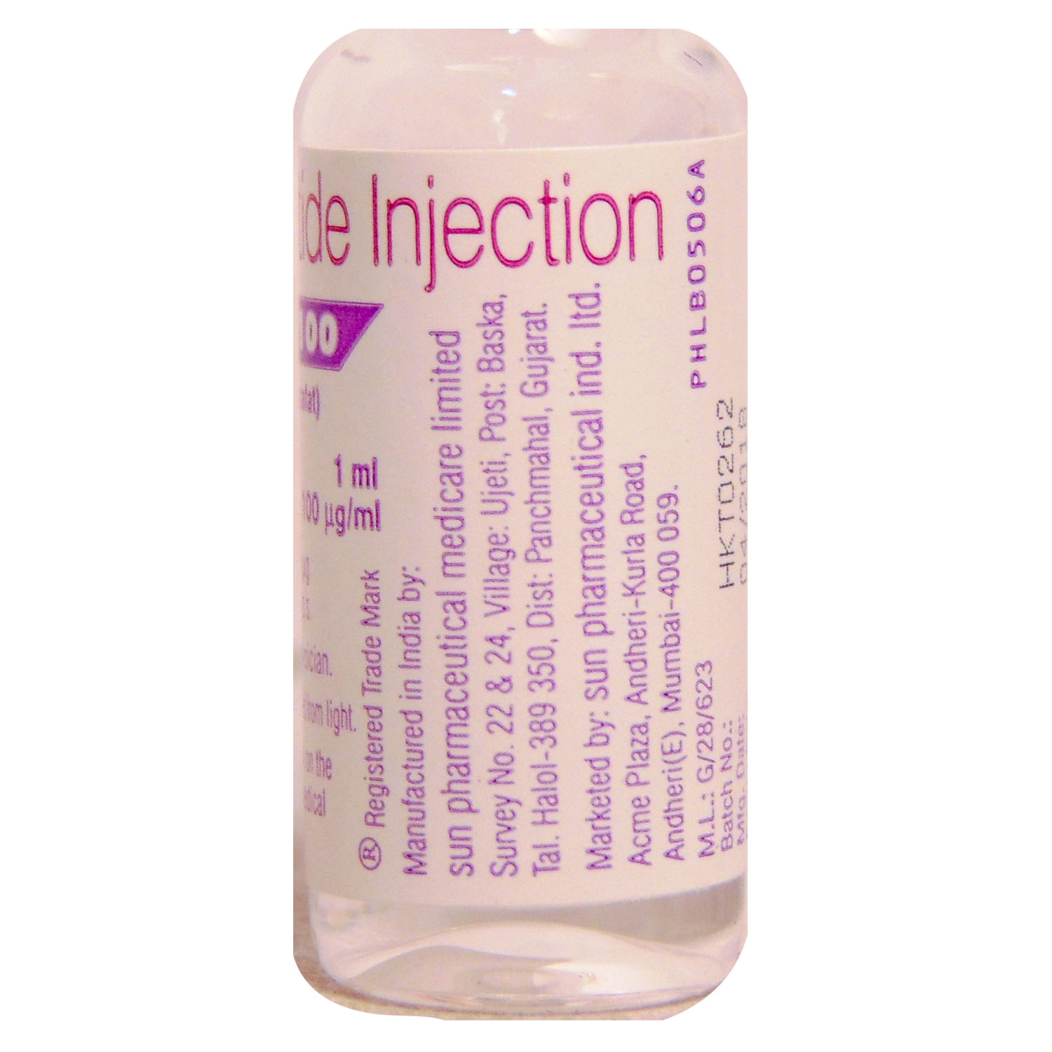 Octride 100 Injection 1 ml, Pack of 1 Injection Octride 100 Injection 1 ml, Pack of 1 Injection