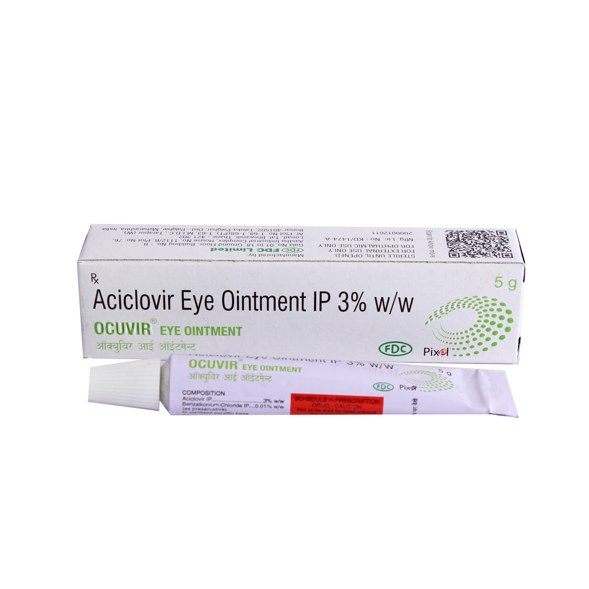 Ocuvir Eye Ointment 5 gm, Pack of 1 Ointment Ocuvir Eye Ointment 5 gm, Pack of 1 Ointment