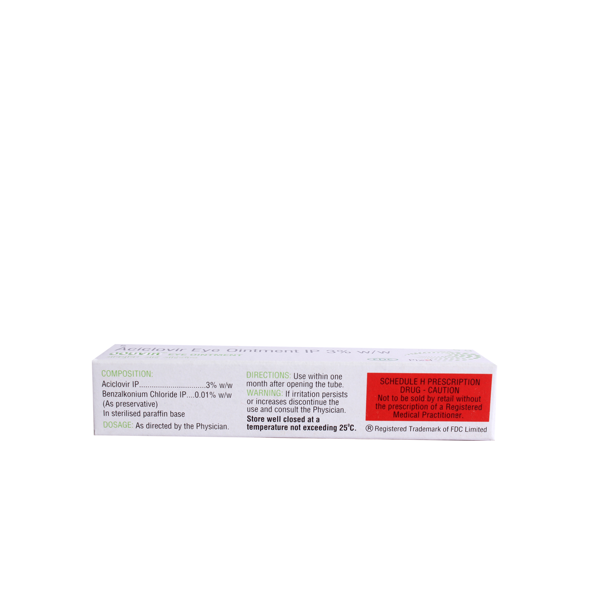 Ocuvir Eye Ointment 5 gm, Pack of 1 Ointment Ocuvir Eye Ointment 5 gm, Pack of 1 Ointment