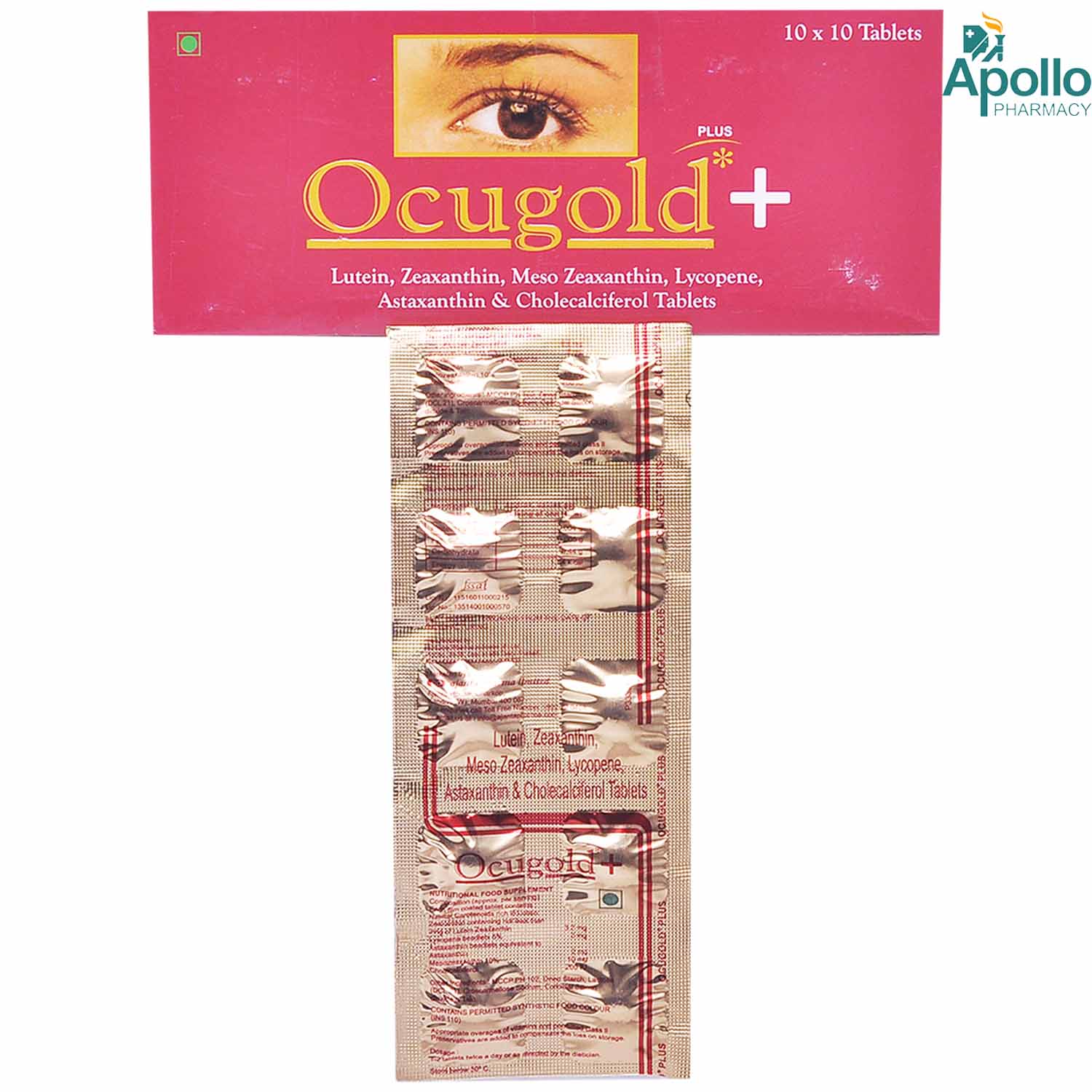 Ocugold Plus Tablet 10's, Pack of 10 Ocugold Plus Tablet 10's, Pack of 10