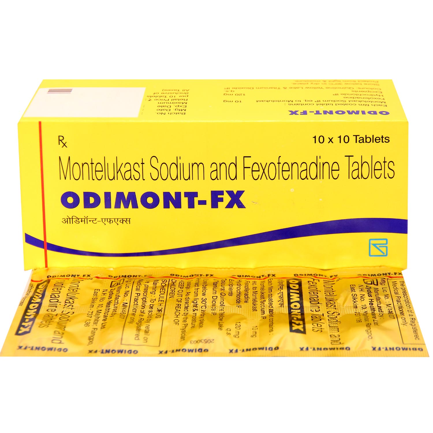 Odimont FX Tablet 10's, Pack of 10 TABLETS Odimont FX Tablet 10's, Pack of 10 TABLETS