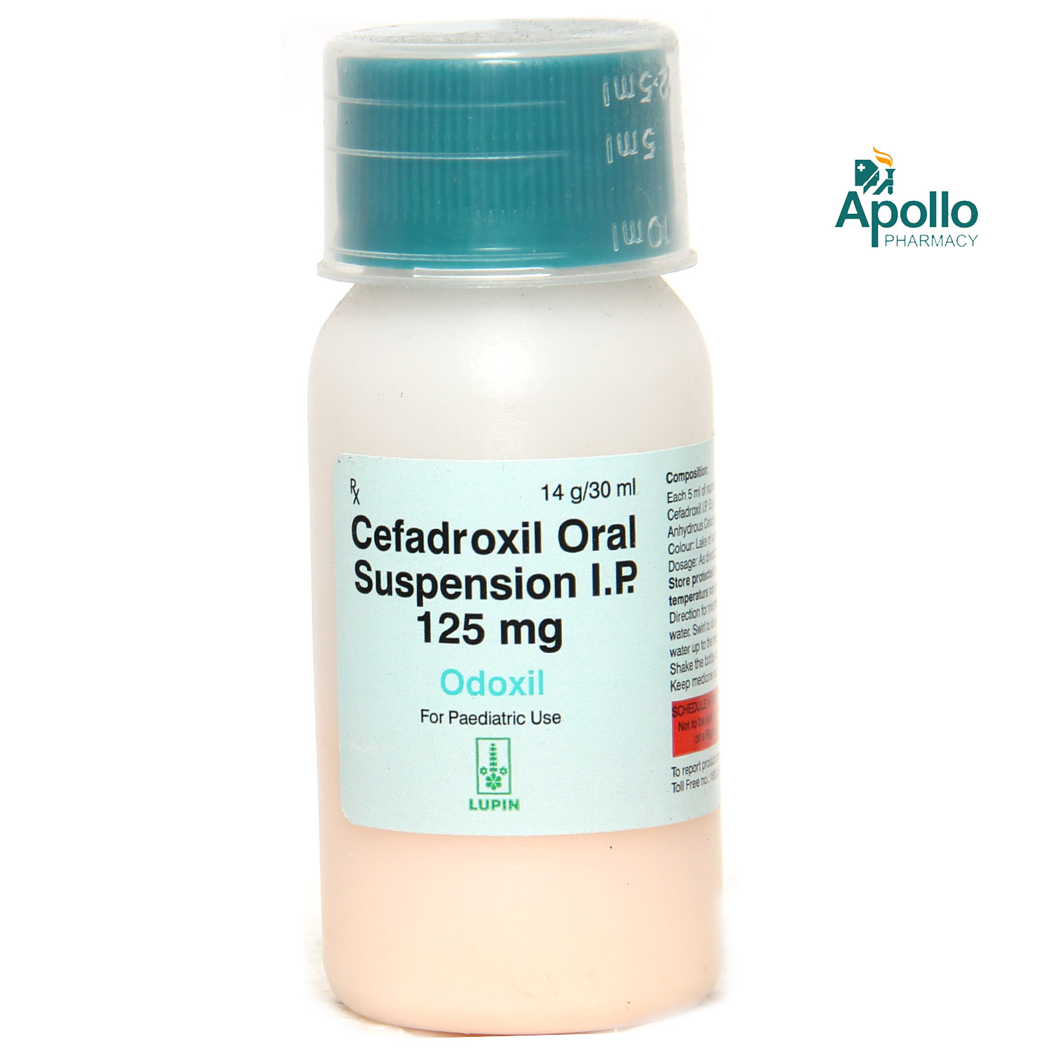 Odoxil 125 mg Oral Suspension 30 ml, Pack of 1 Suspension Odoxil 125 mg Oral Suspension 30 ml, Pack of 1 Suspension