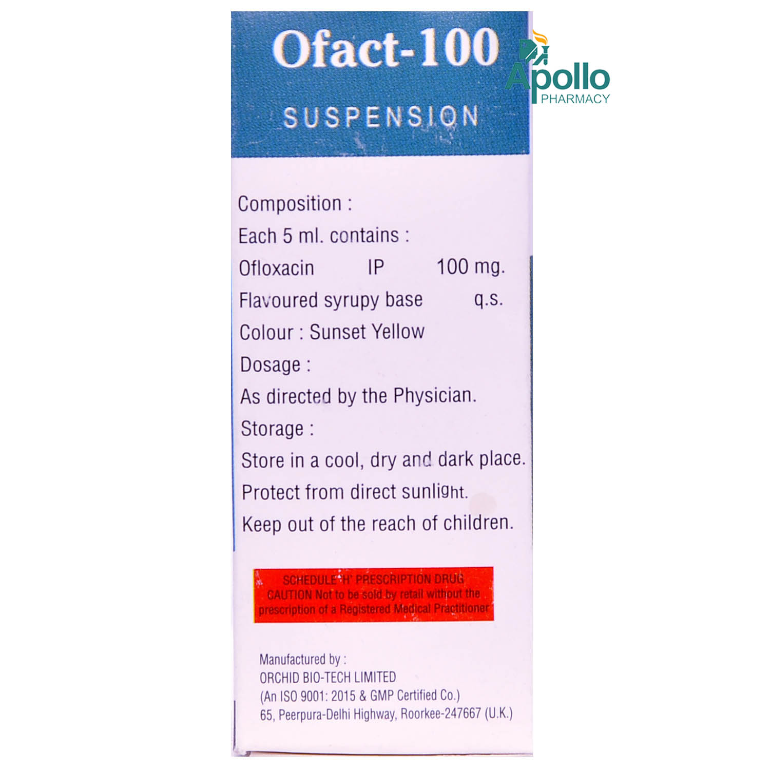 Ofact-100mg Suspension 60ml, Pack of 1 Liquid Ofact-100mg Suspension 60ml, Pack of 1 Liquid