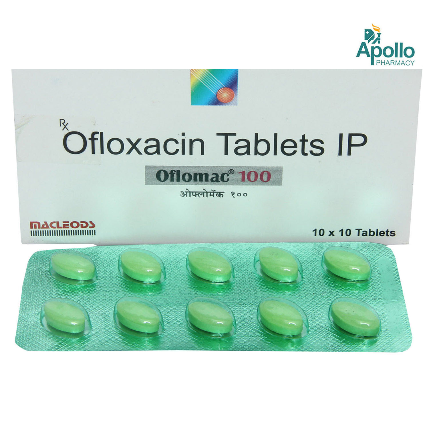 Oflomac 100 Tablet 10's, Pack of 10 TabletS Oflomac 100 Tablet 10's, Pack of 10 TabletS