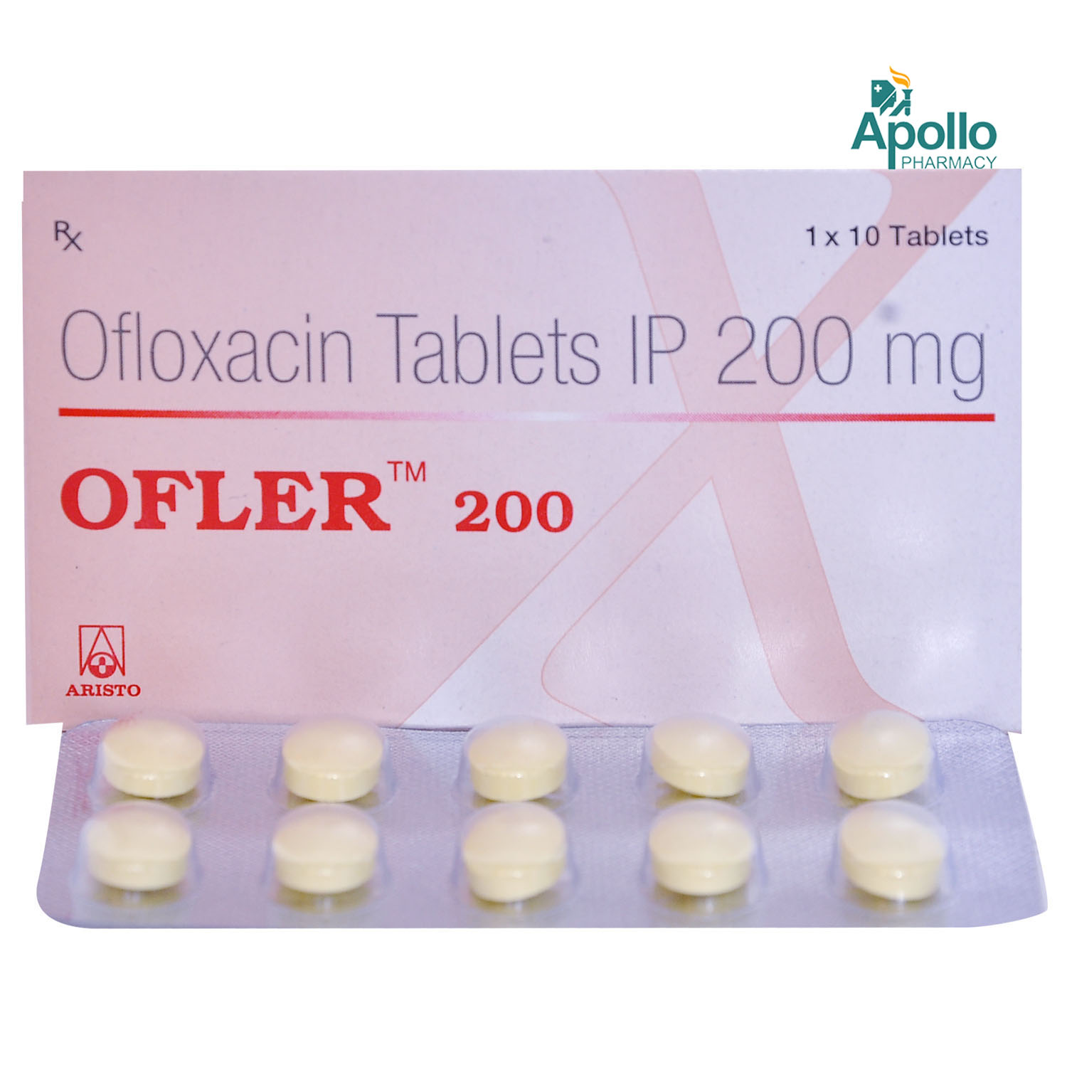 OFLER 200MG TABLET, Pack of 10 TABLETS OFLER 200MG TABLET, Pack of 10 TABLETS